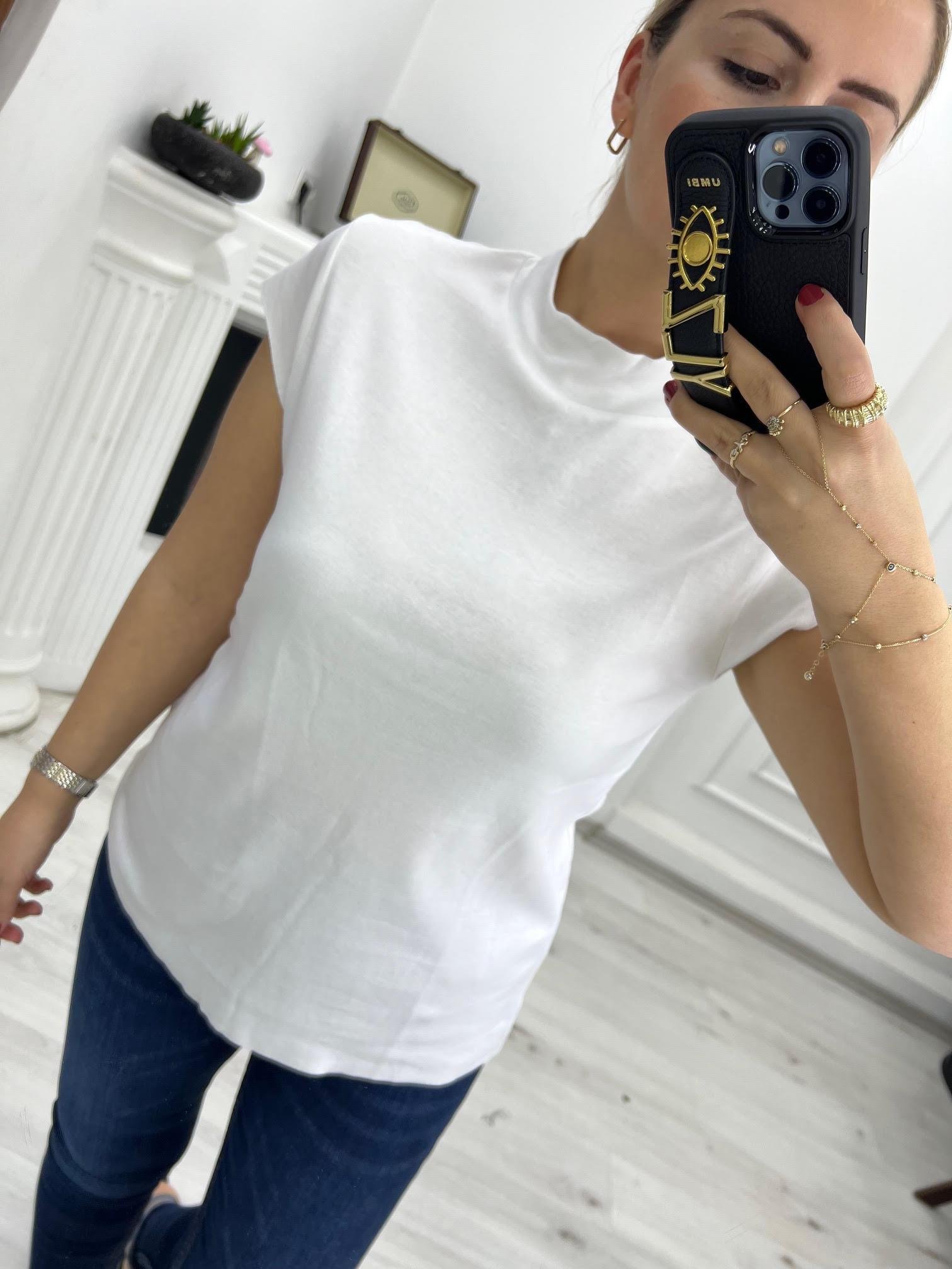 30581 Pamuklu Tshirt BEYAZ