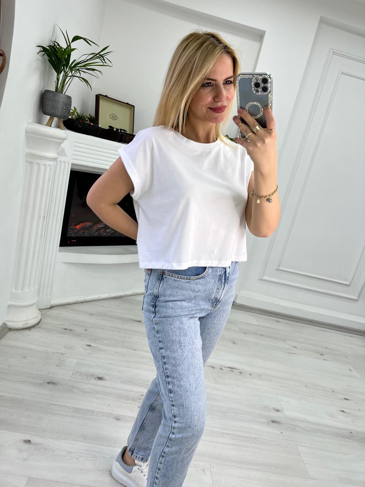 3431 Tshirt BEYAZ