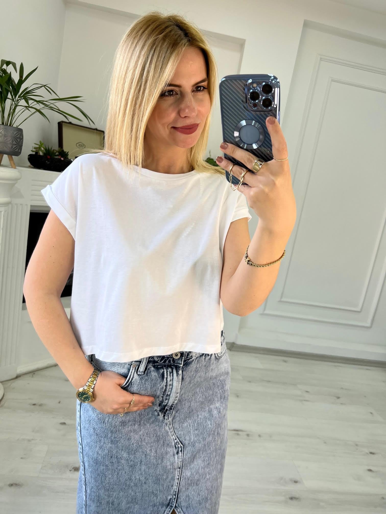 3431 Tshirt BEYAZ