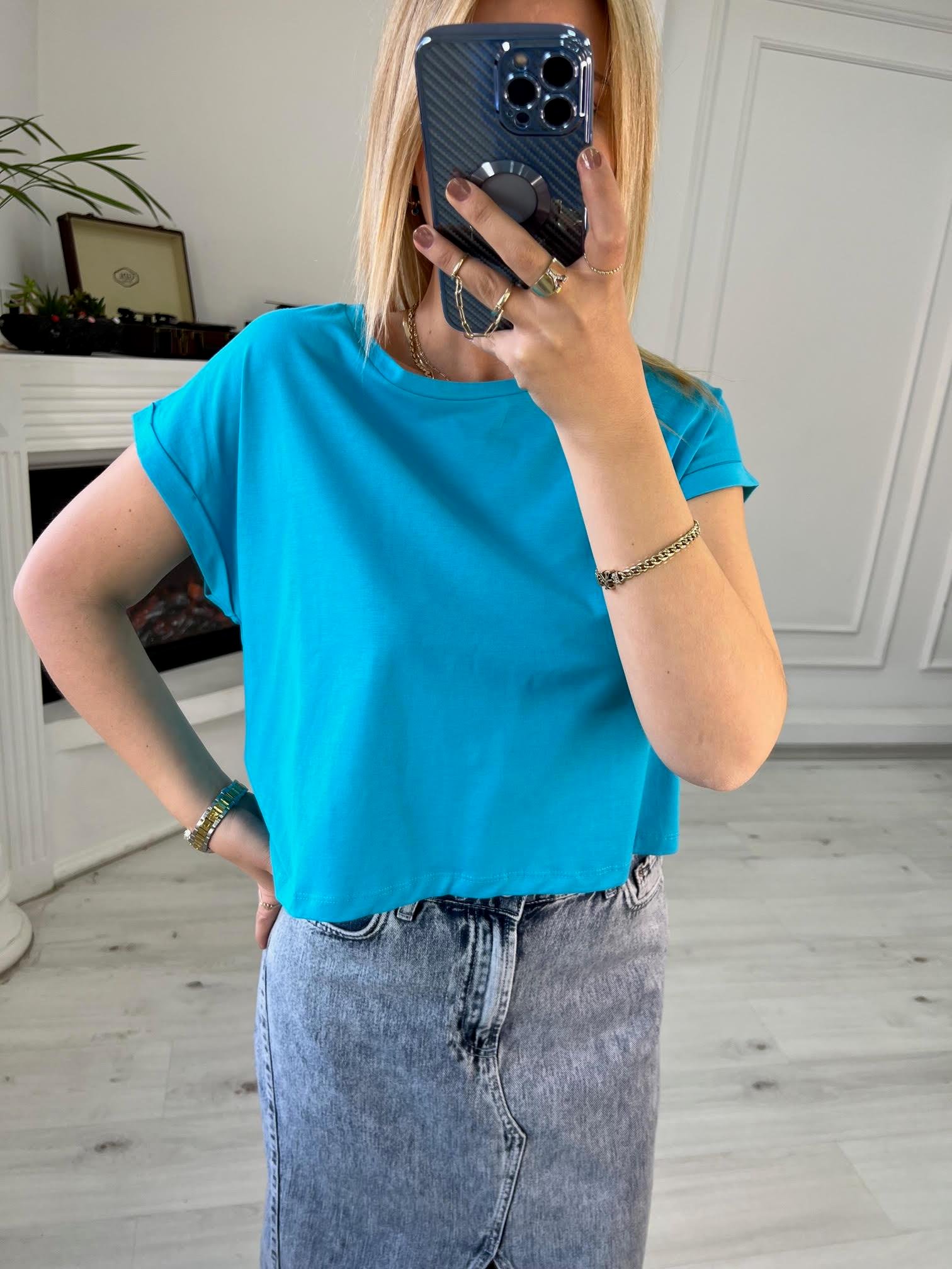 3431 Tshirt TURKUAZ
