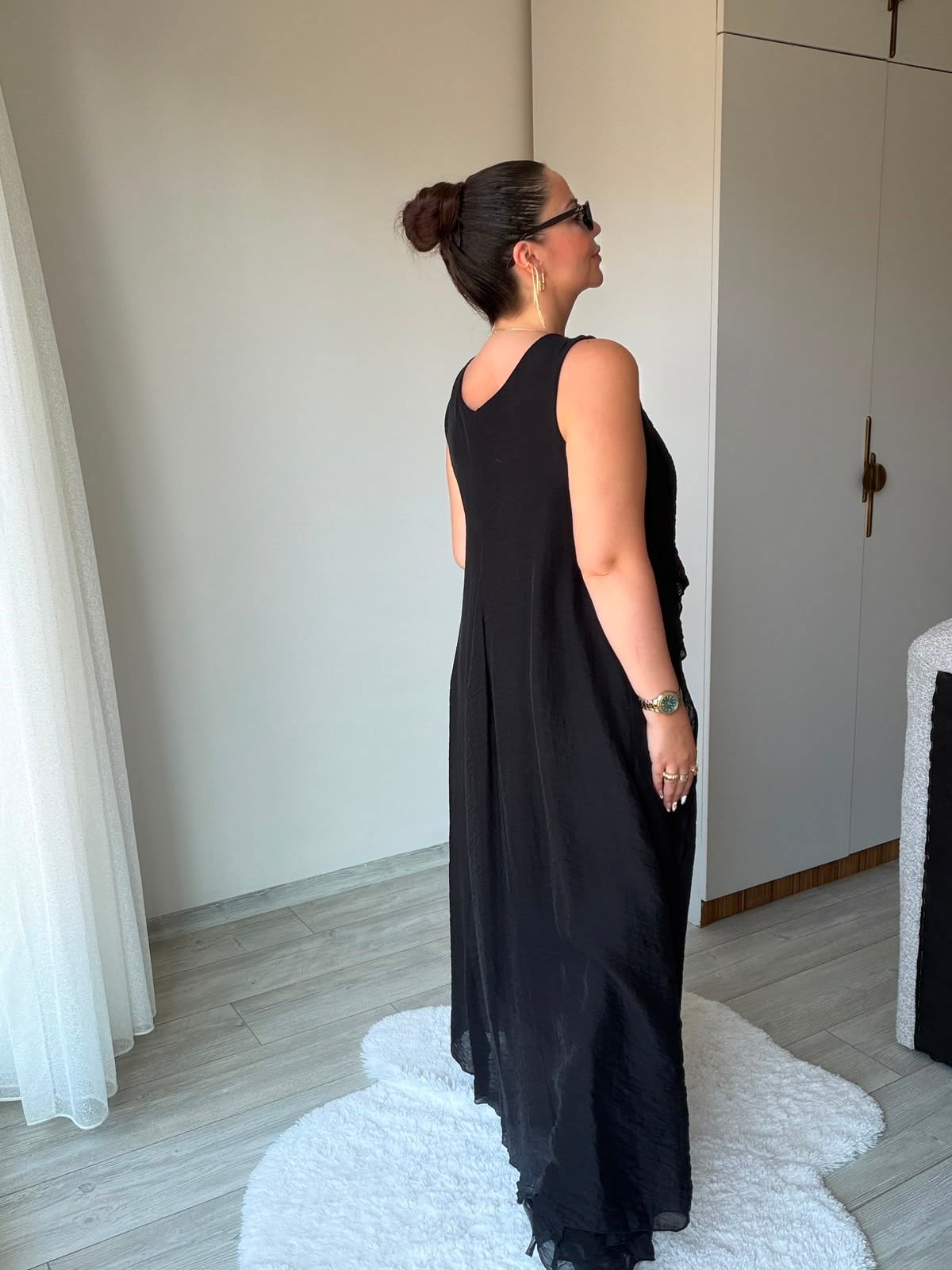 3450 Elbise SİYAH