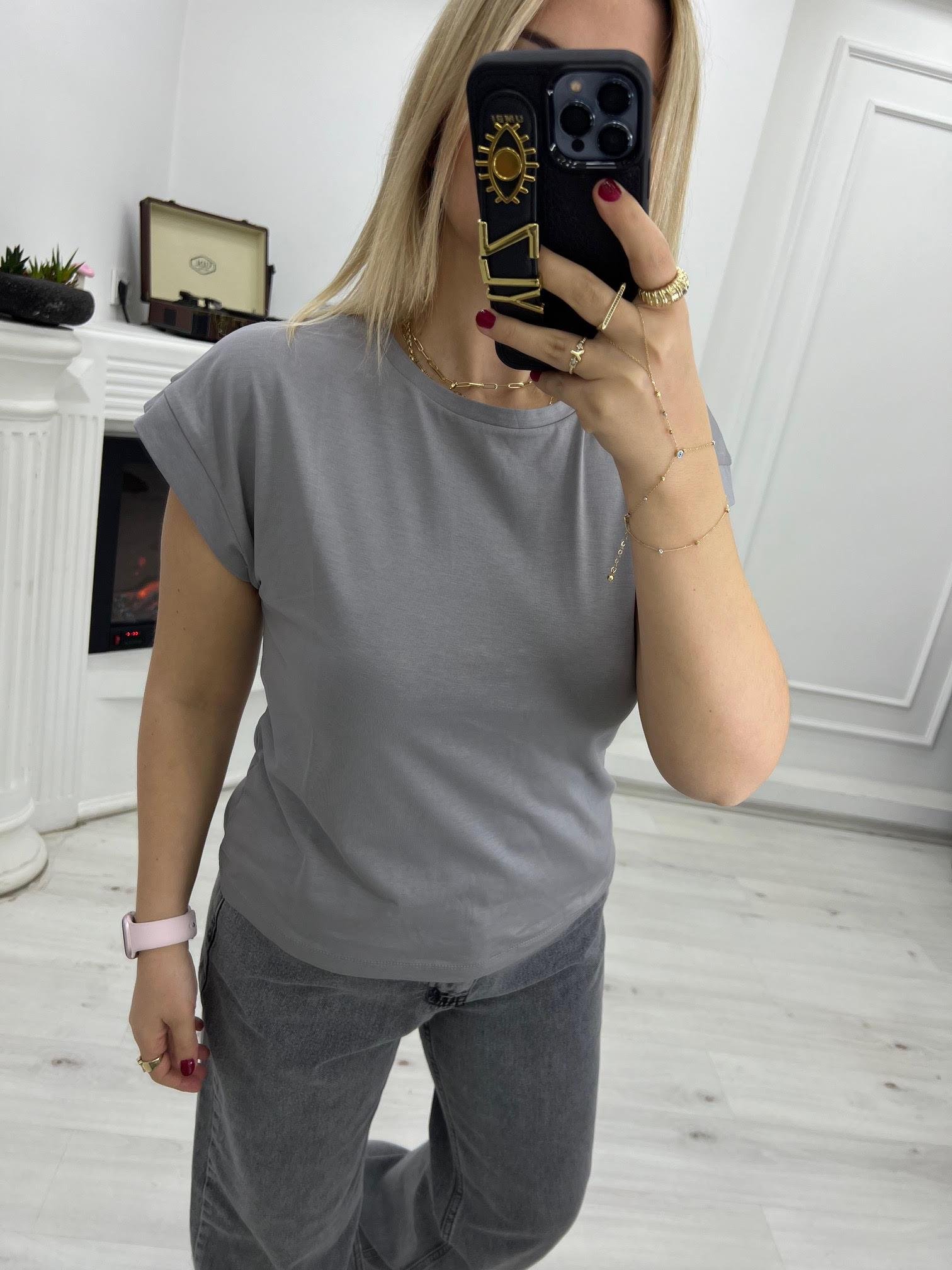 3504 Bisiklet Yaka Penye Tshirt