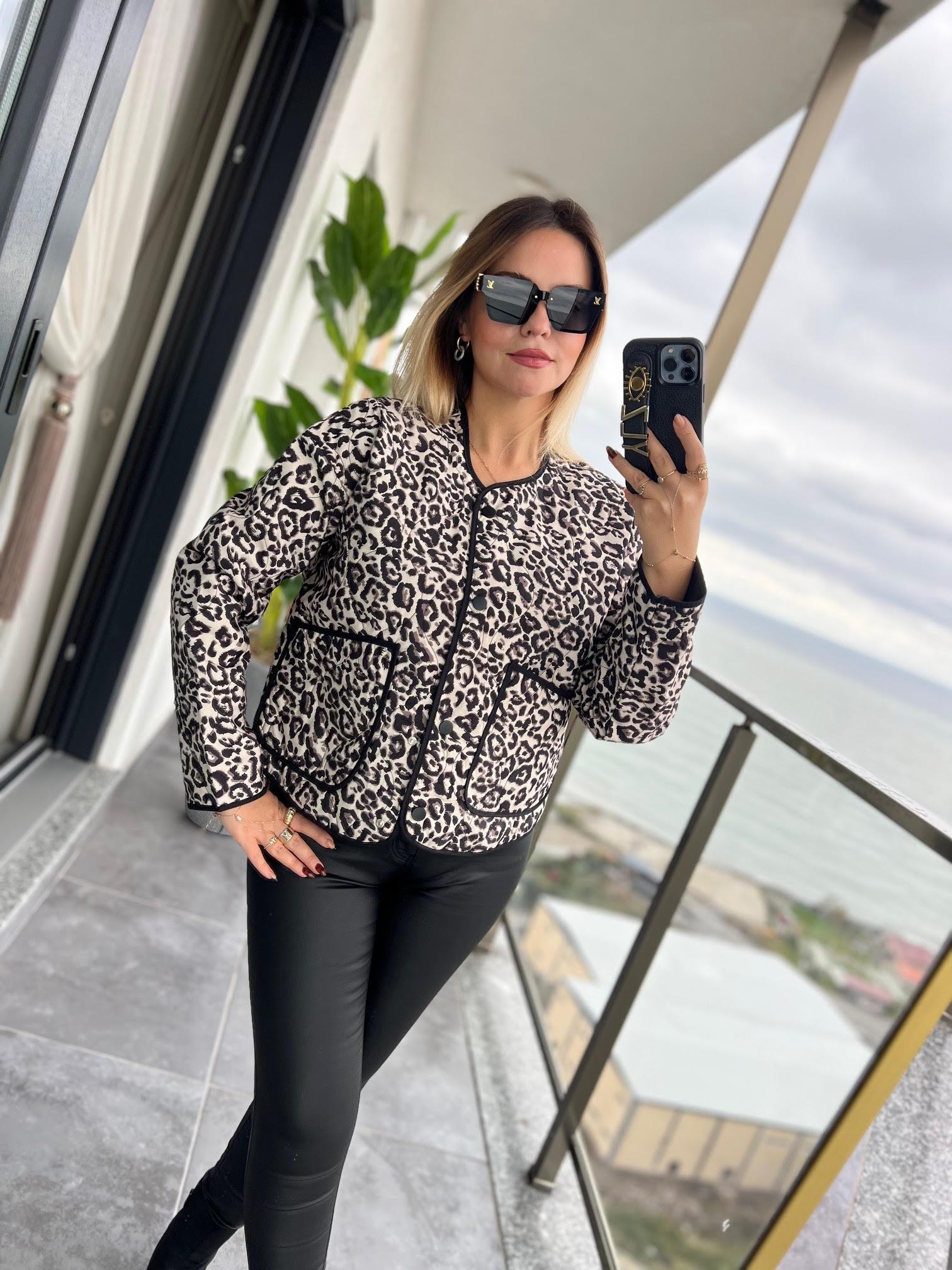 35454 Leopar Karitone Ceket LEOPAR