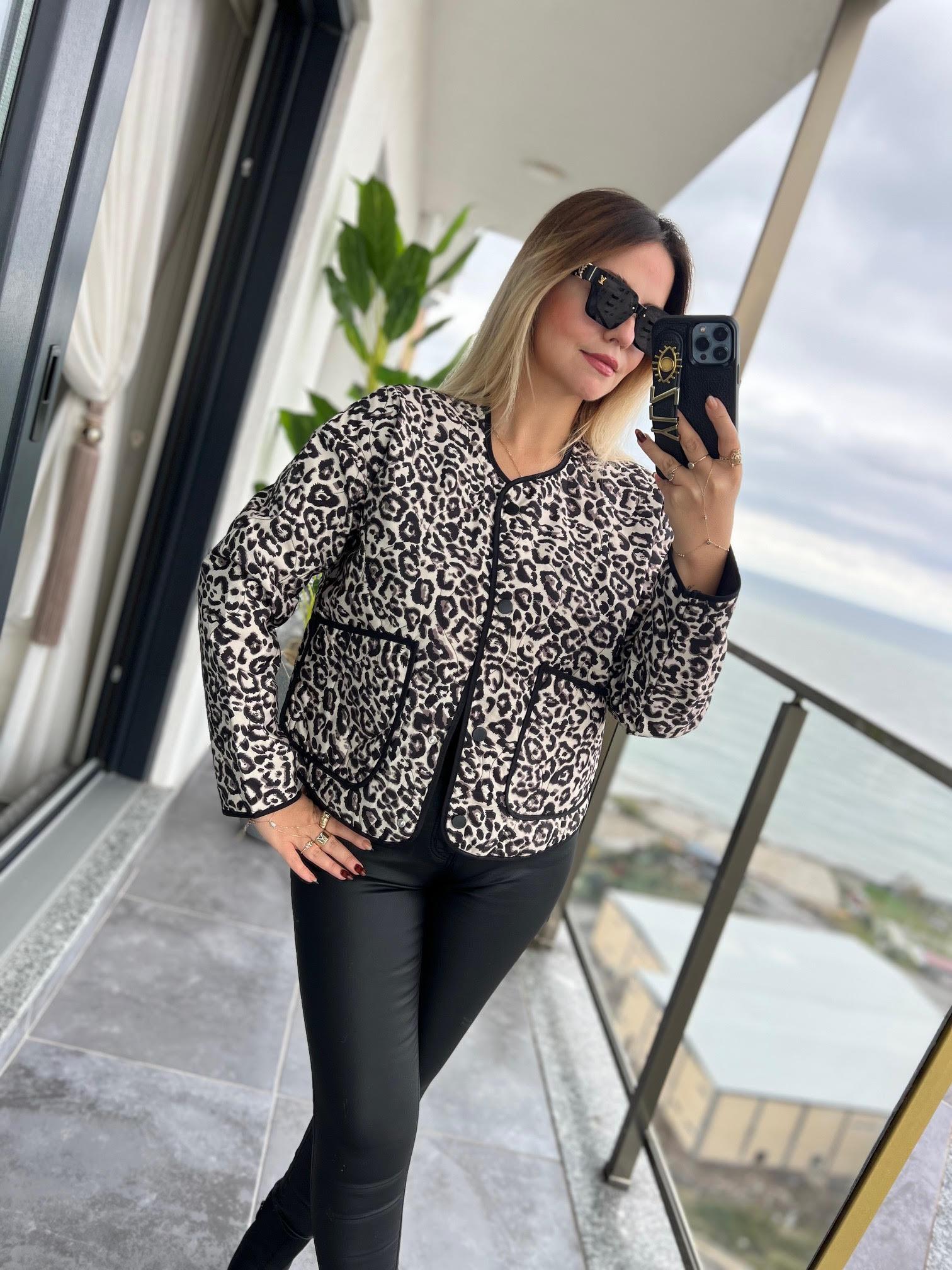 35454 Leopar Karitone Ceket LEOPAR