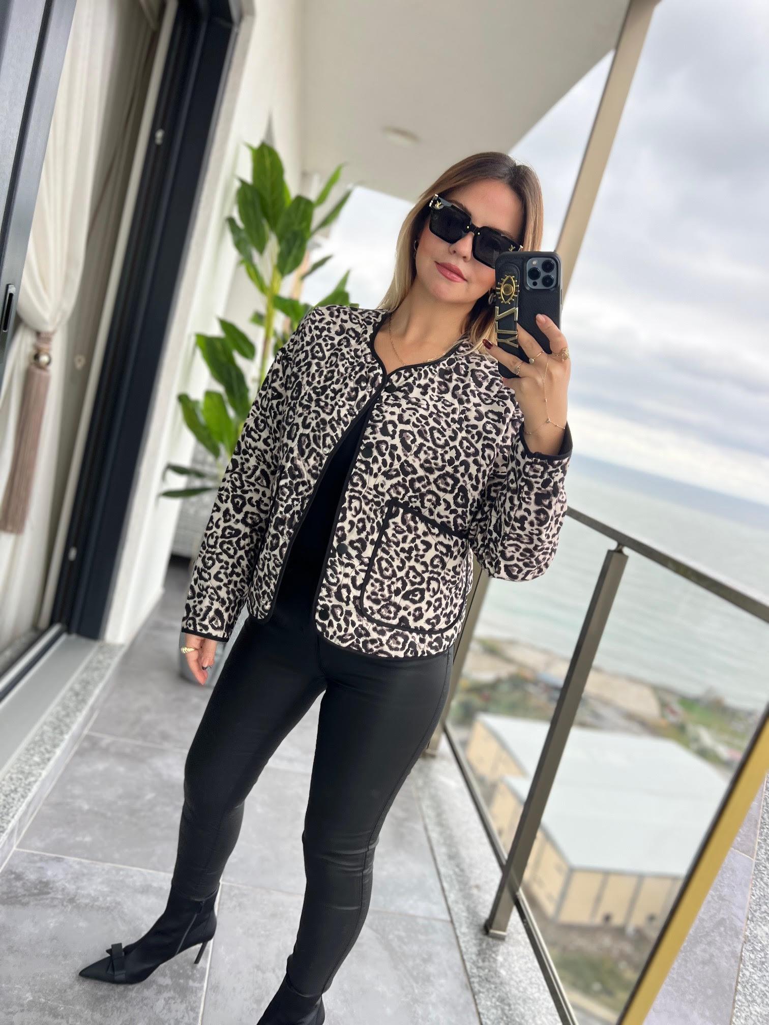 35454 Leopar Karitone Ceket LEOPAR