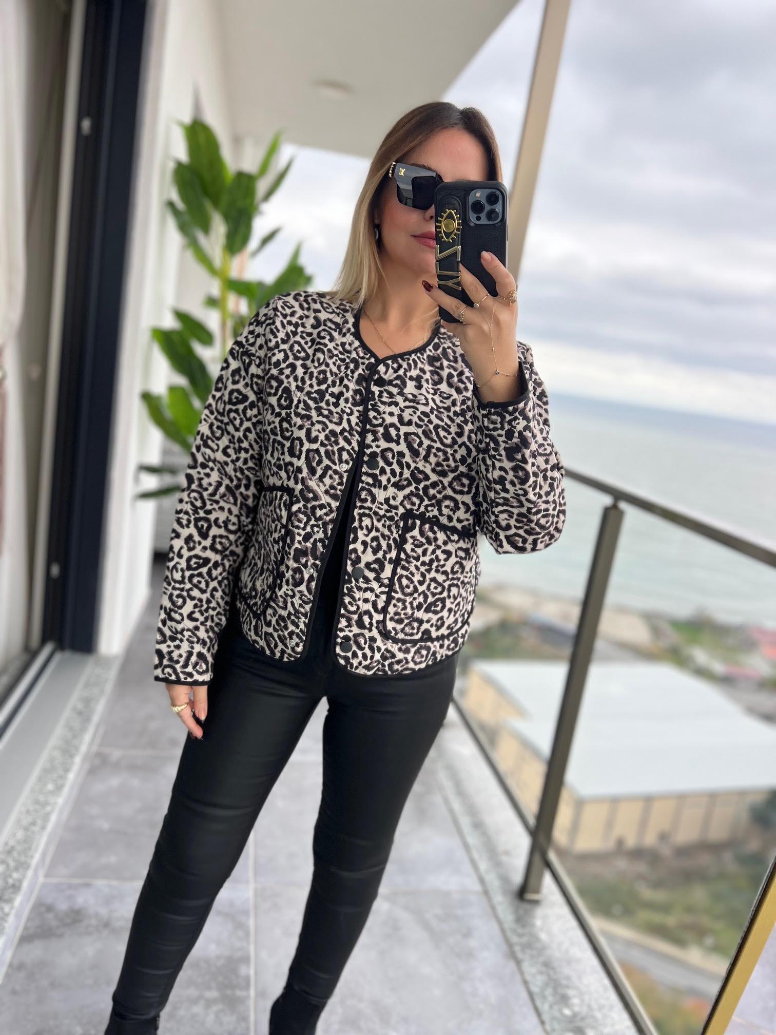35454 Leopar Karitone Ceket LEOPAR