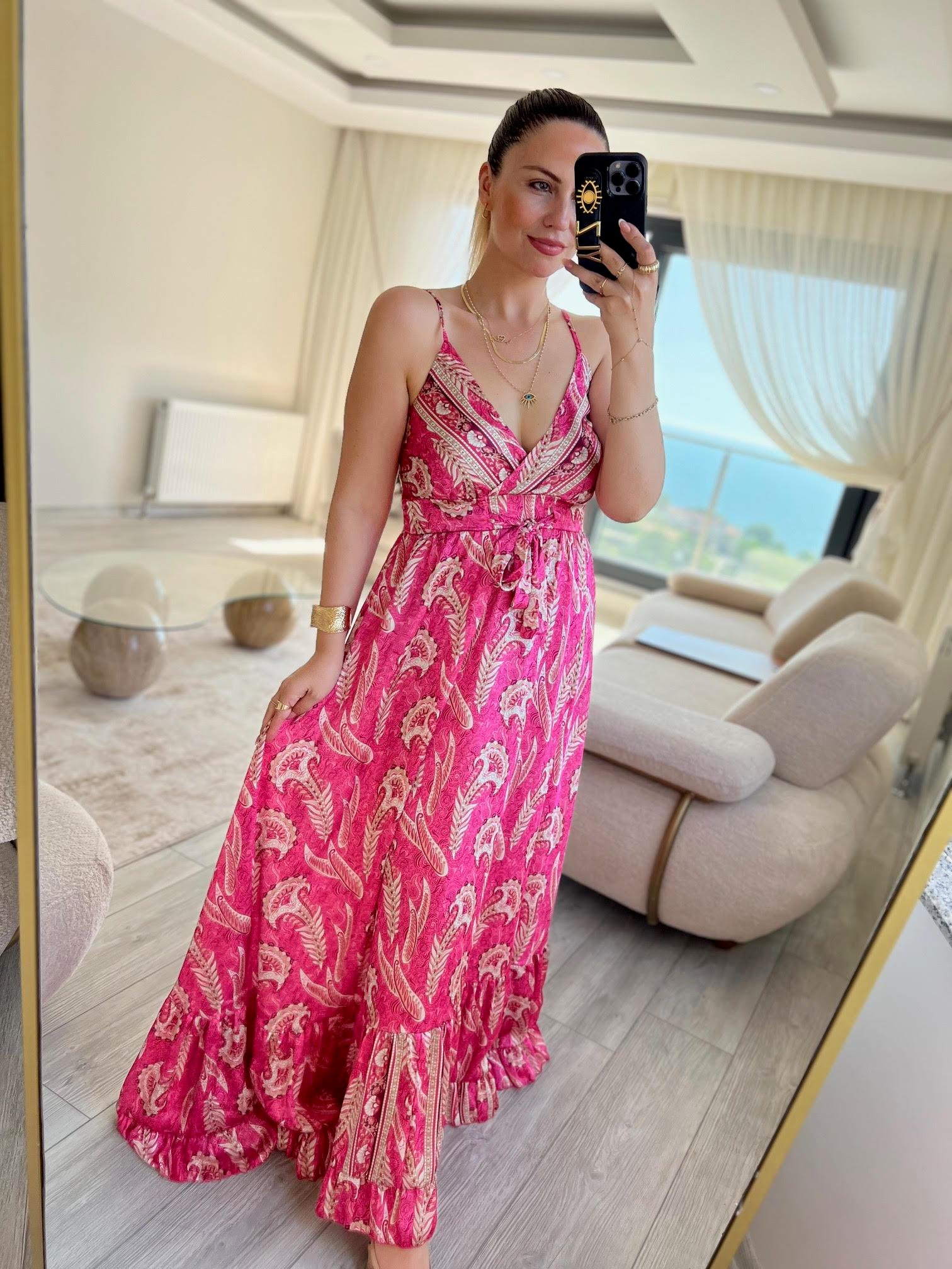 36095 Saten Elbise FUŞYA