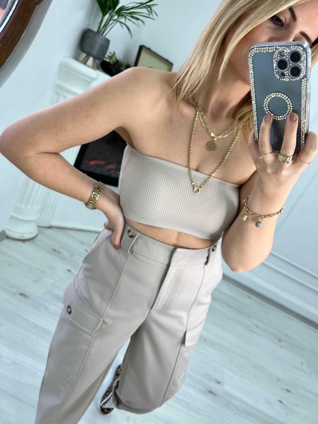3993 Kaşkorse Crop BEJ