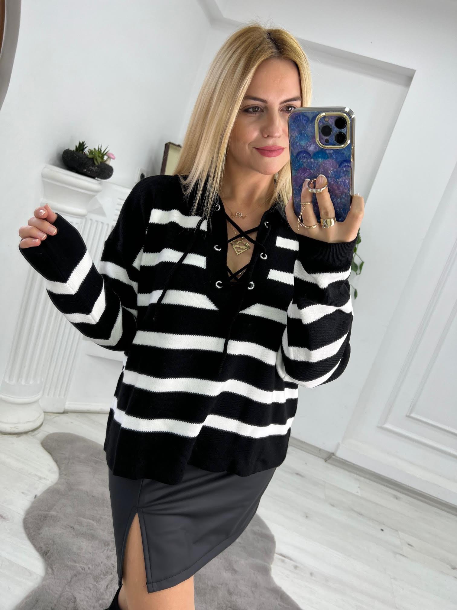 4068 Polo Yaka Triko SİYAH