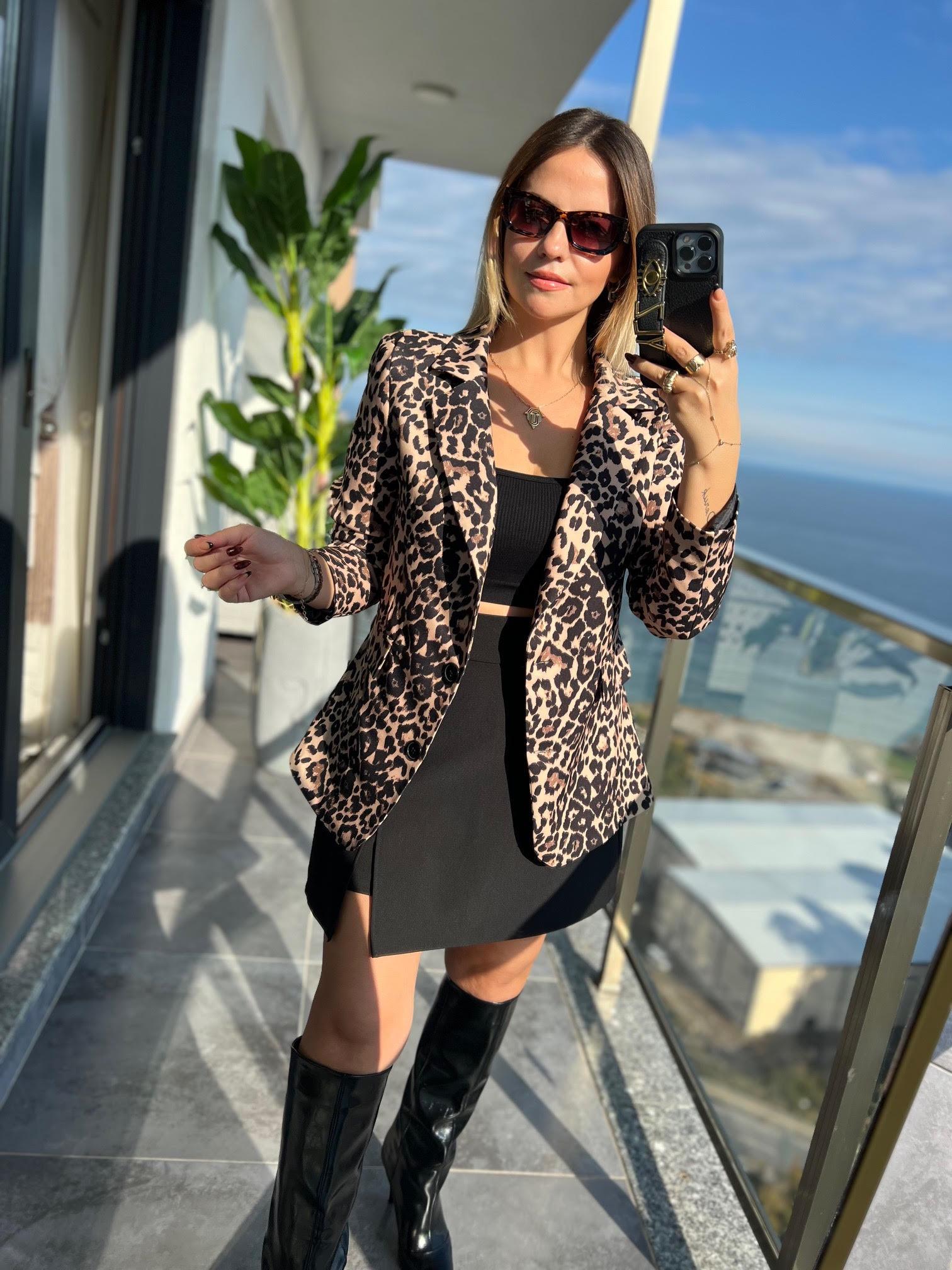 4090 Leopar Ceket LEOPAR