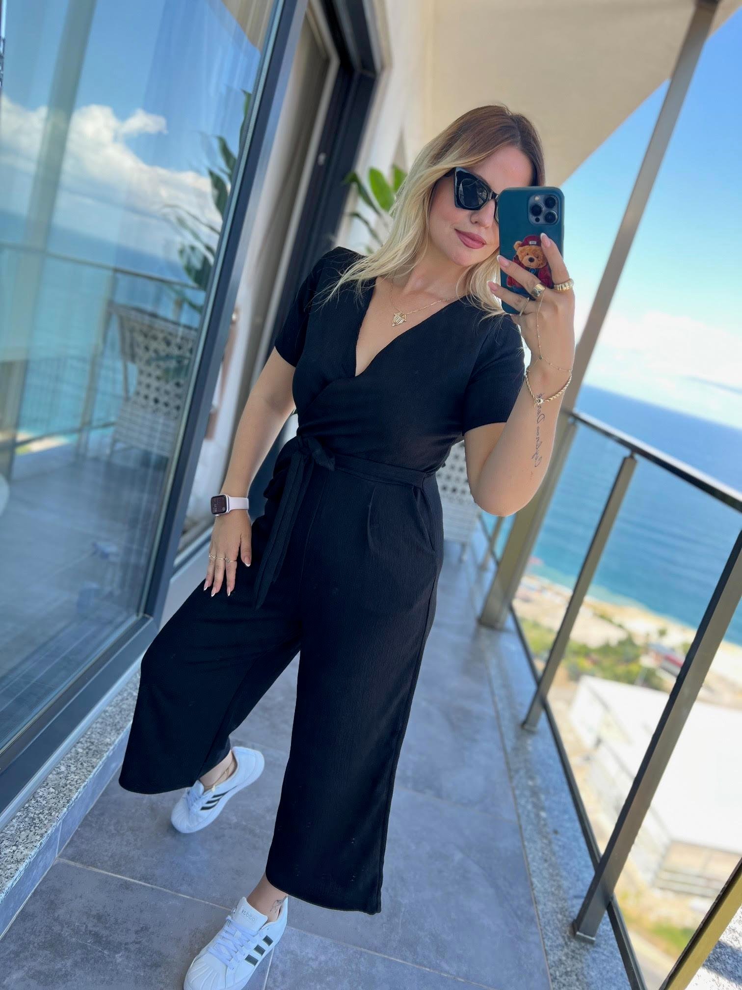 4188 Kruvaze Okyanus Tulum SİYAH