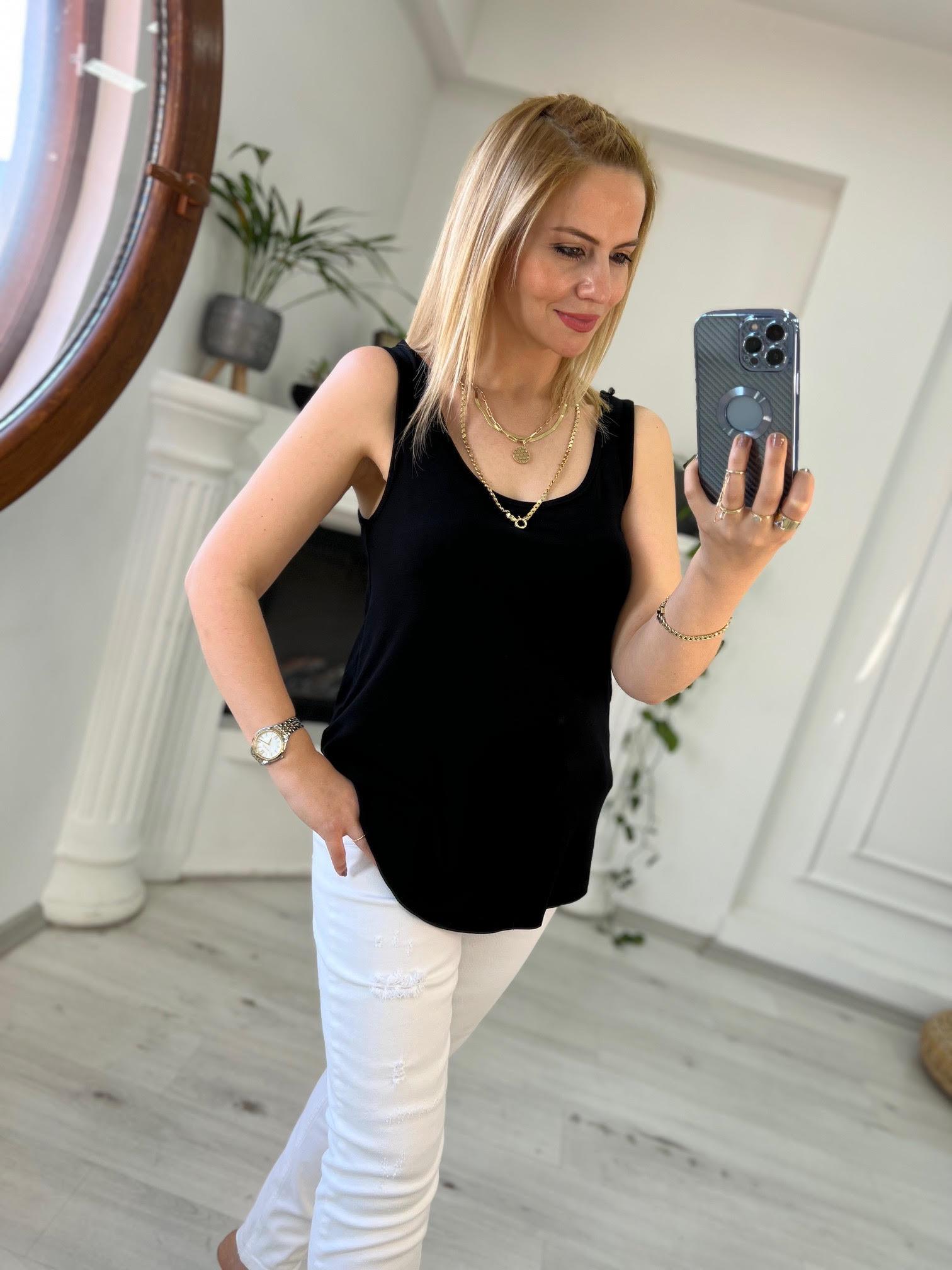 440 Basic Undershirt SİYAH