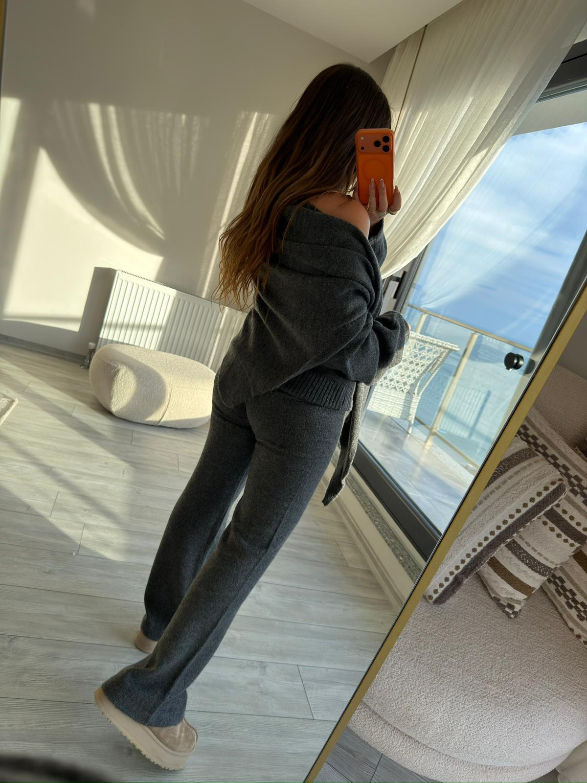 4587 Triko Pantolon ANTRESİT
