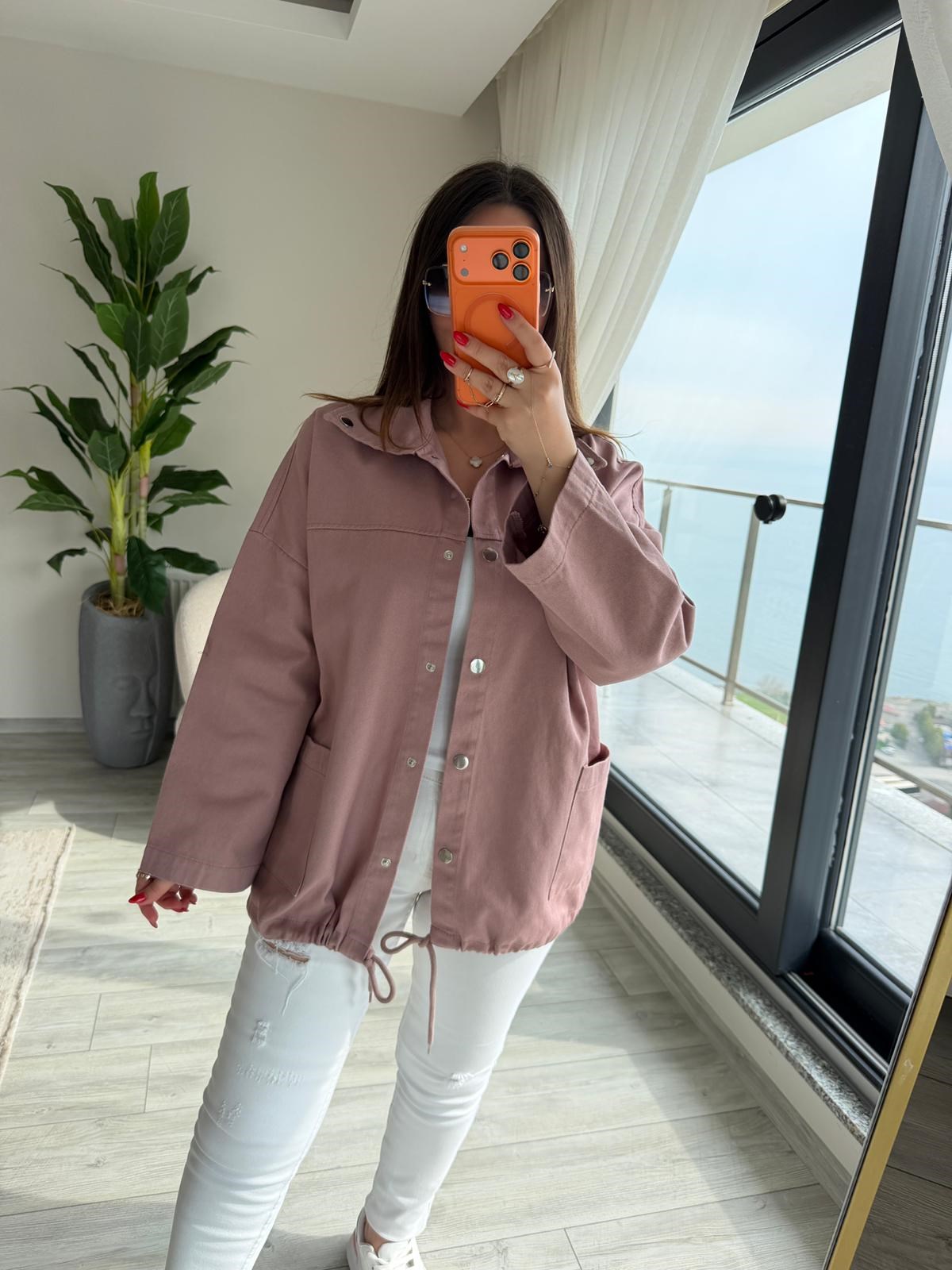 476 Owersize Ceket PUDRA