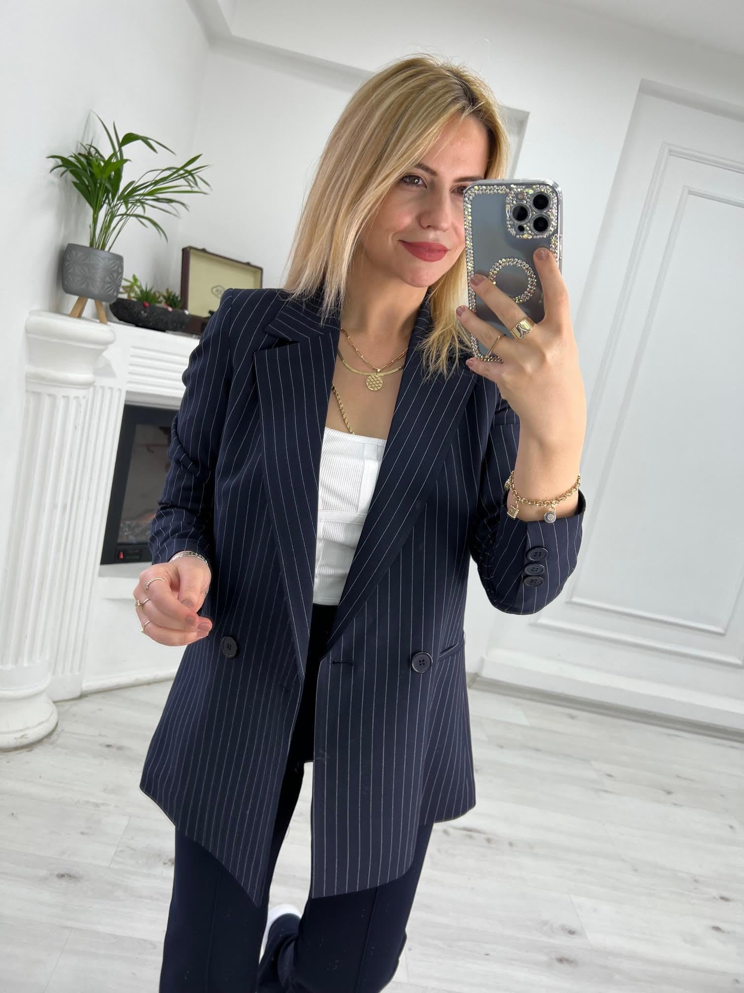4817 Ceket LACİVERT