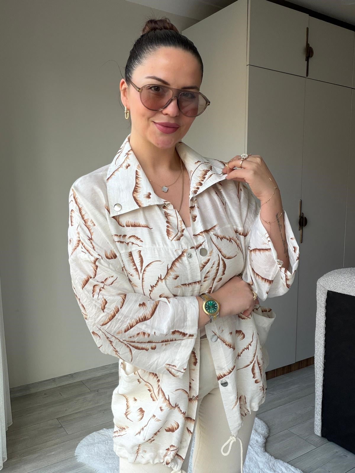 497 Tiril Ceket KAHVE