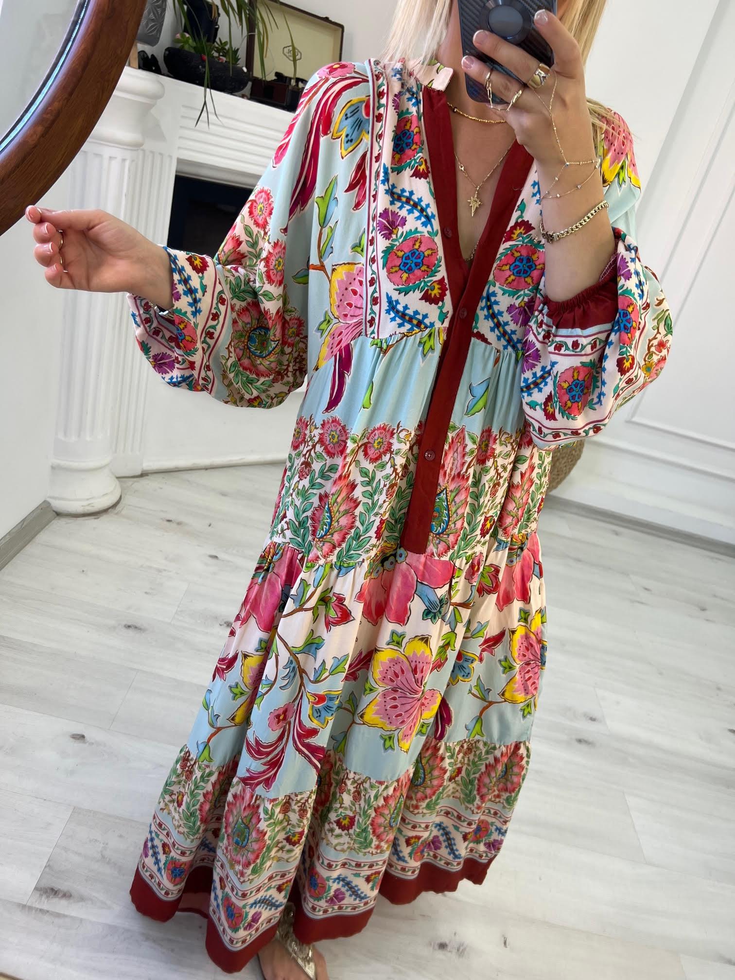 500 Nevoda Model Elbise BORDO