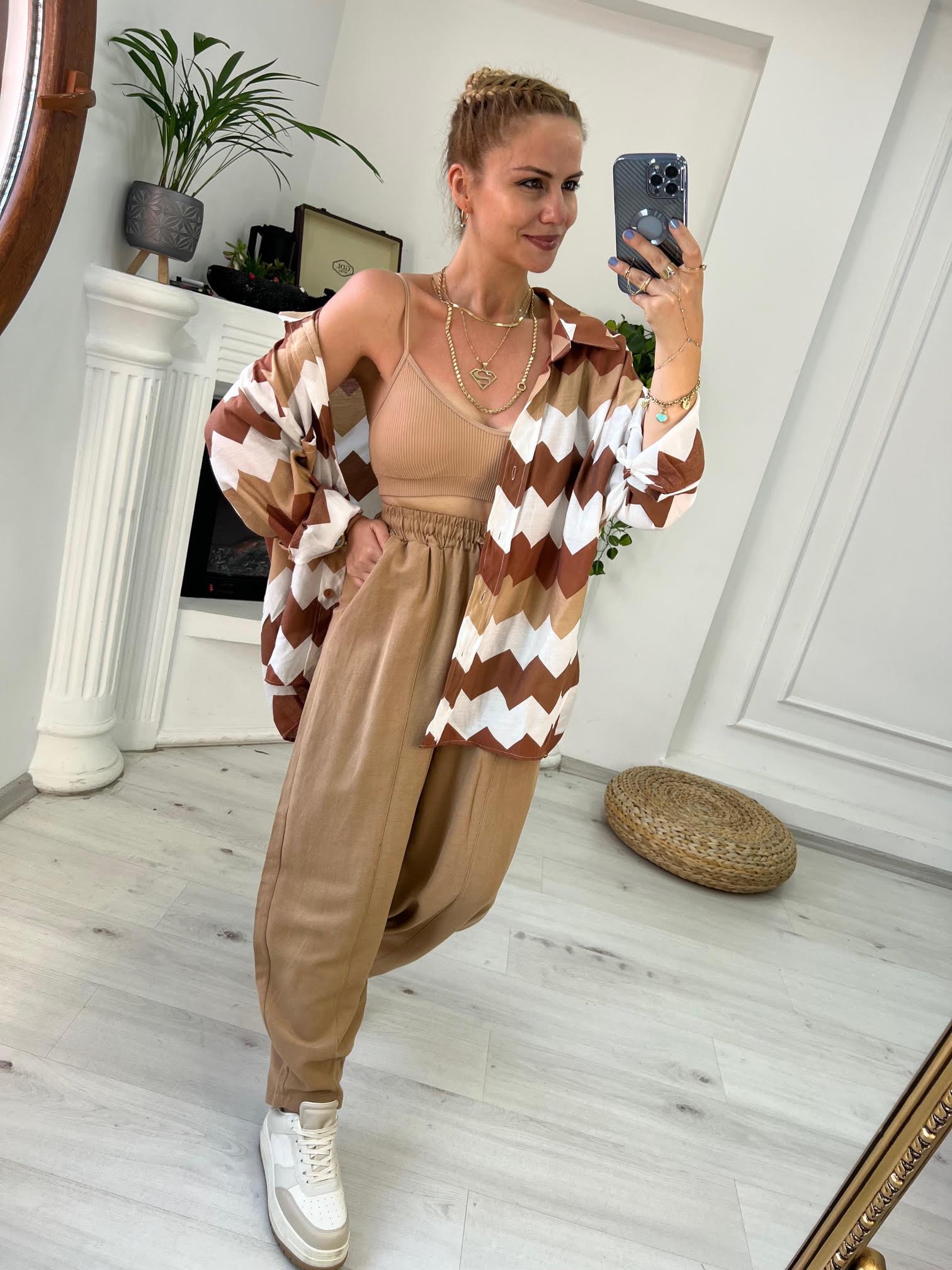 50460 Şalvar Pantolon CAMEL