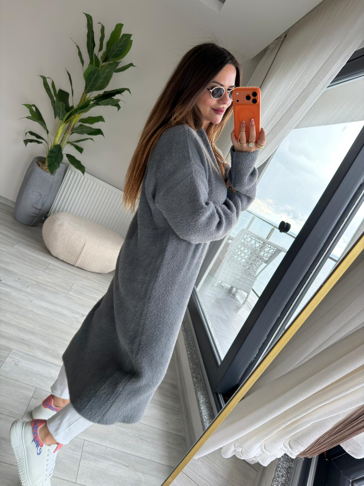5140 Ara Boy Yumoş Hırka ANTRESİT
