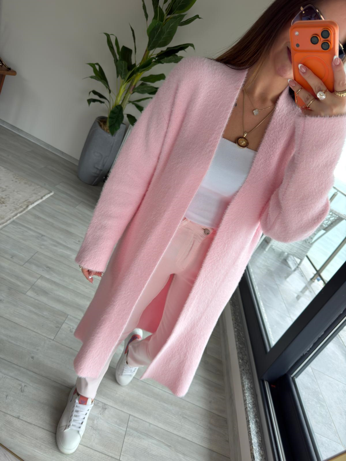 5140 Ara Boy Yumoş Hırka PEMBE
