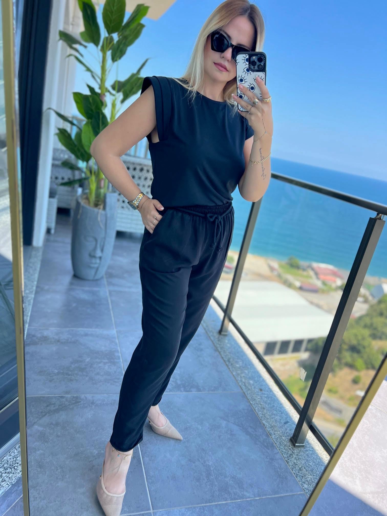 5285  Tensel Pantalon SİYAH