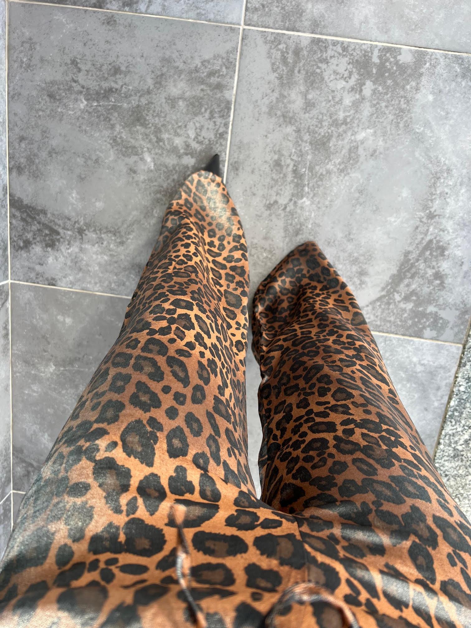 536 Leopar İspanyol Pantolon LEOPAR