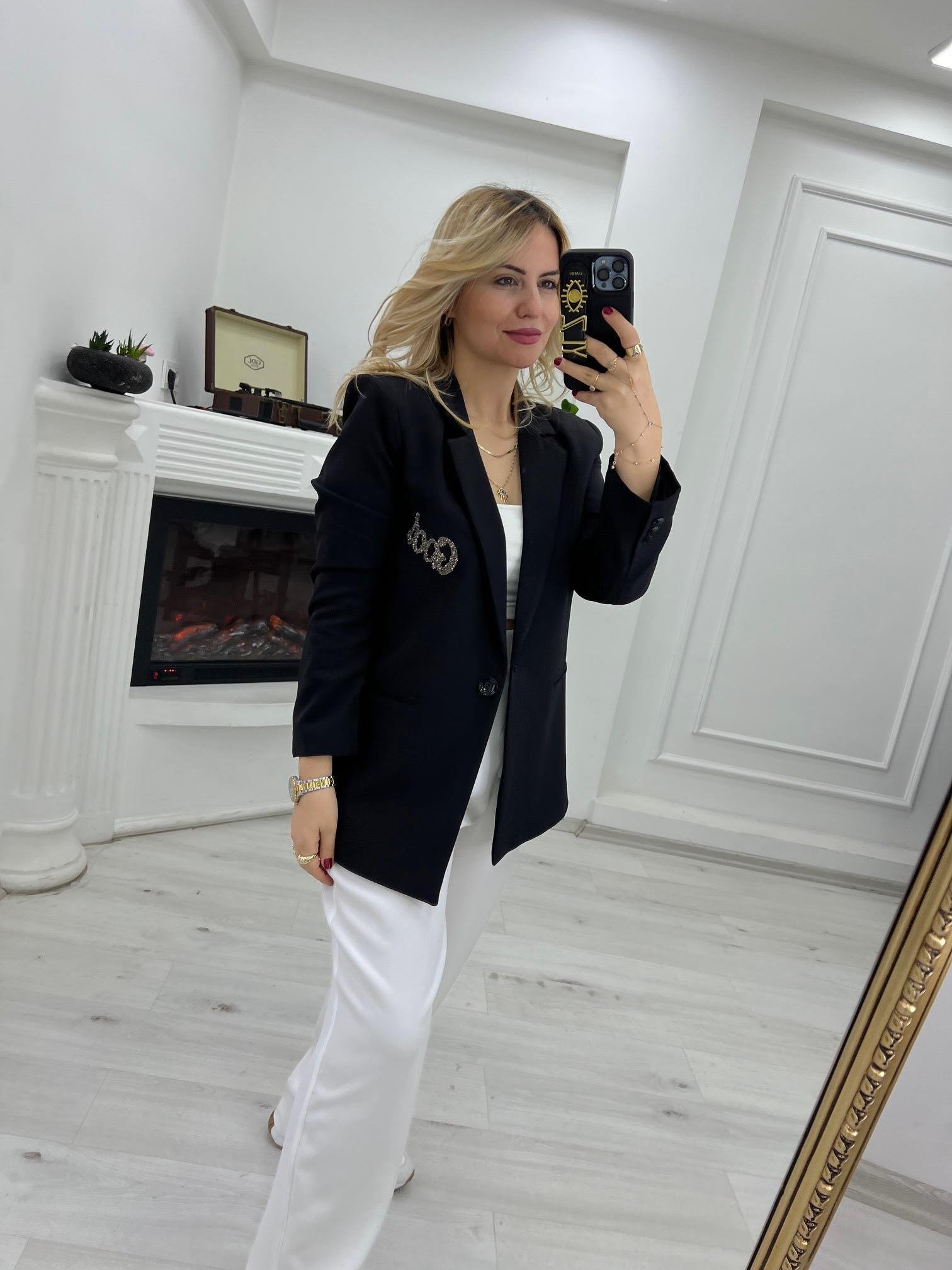6158 Good Taşlı Ceket