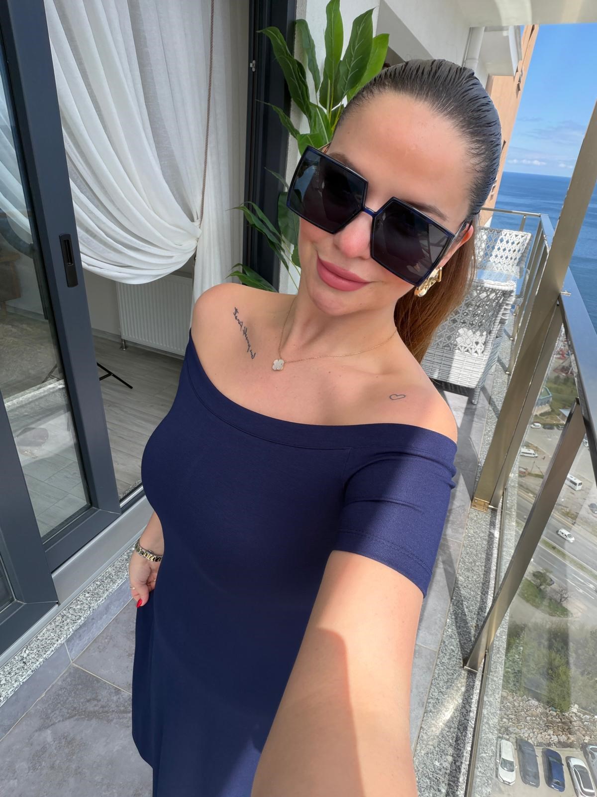 6203 Elbise LACİVERT