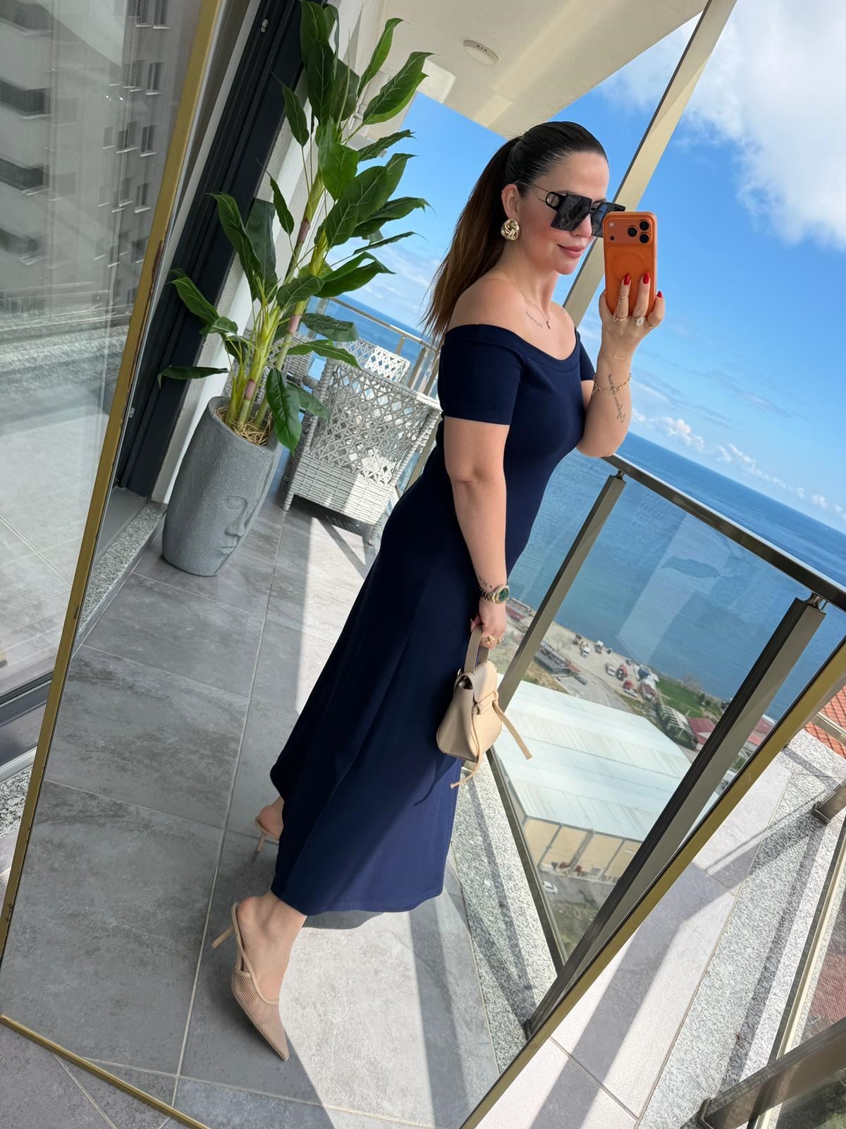 6203 Elbise LACİVERT