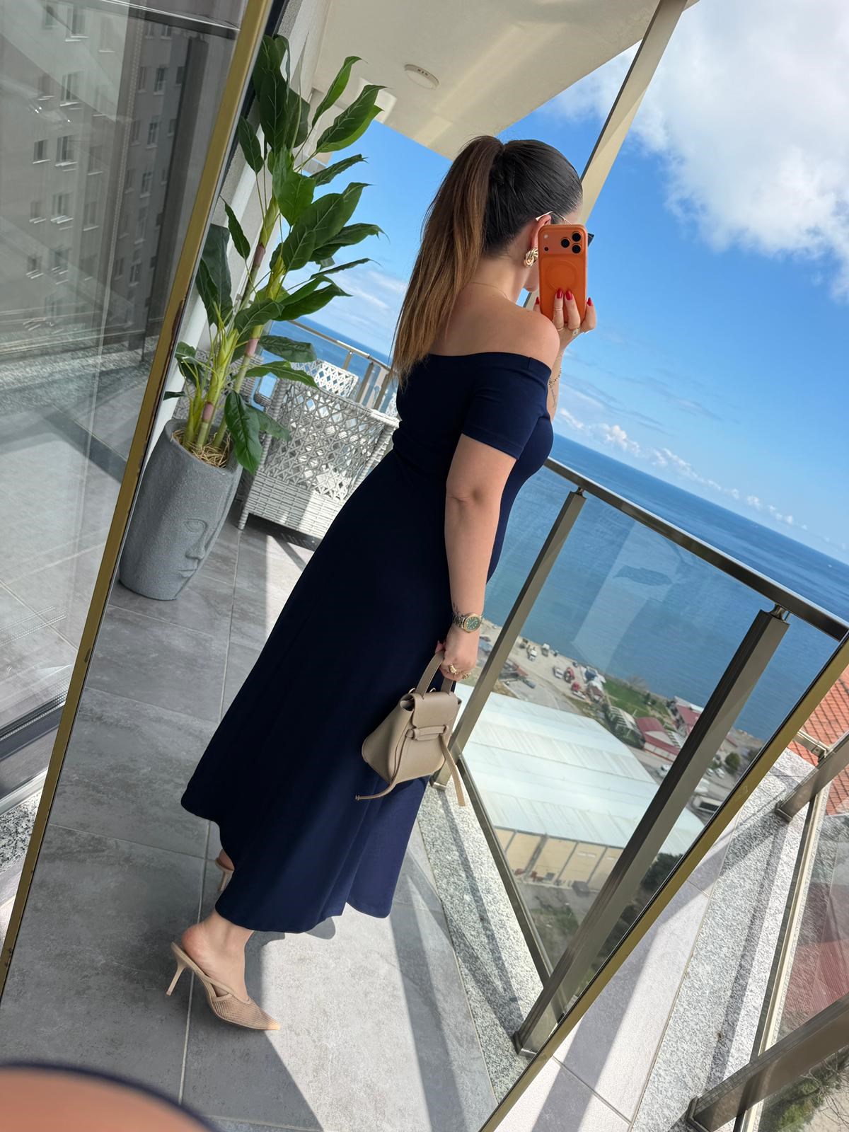 6203 Elbise LACİVERT
