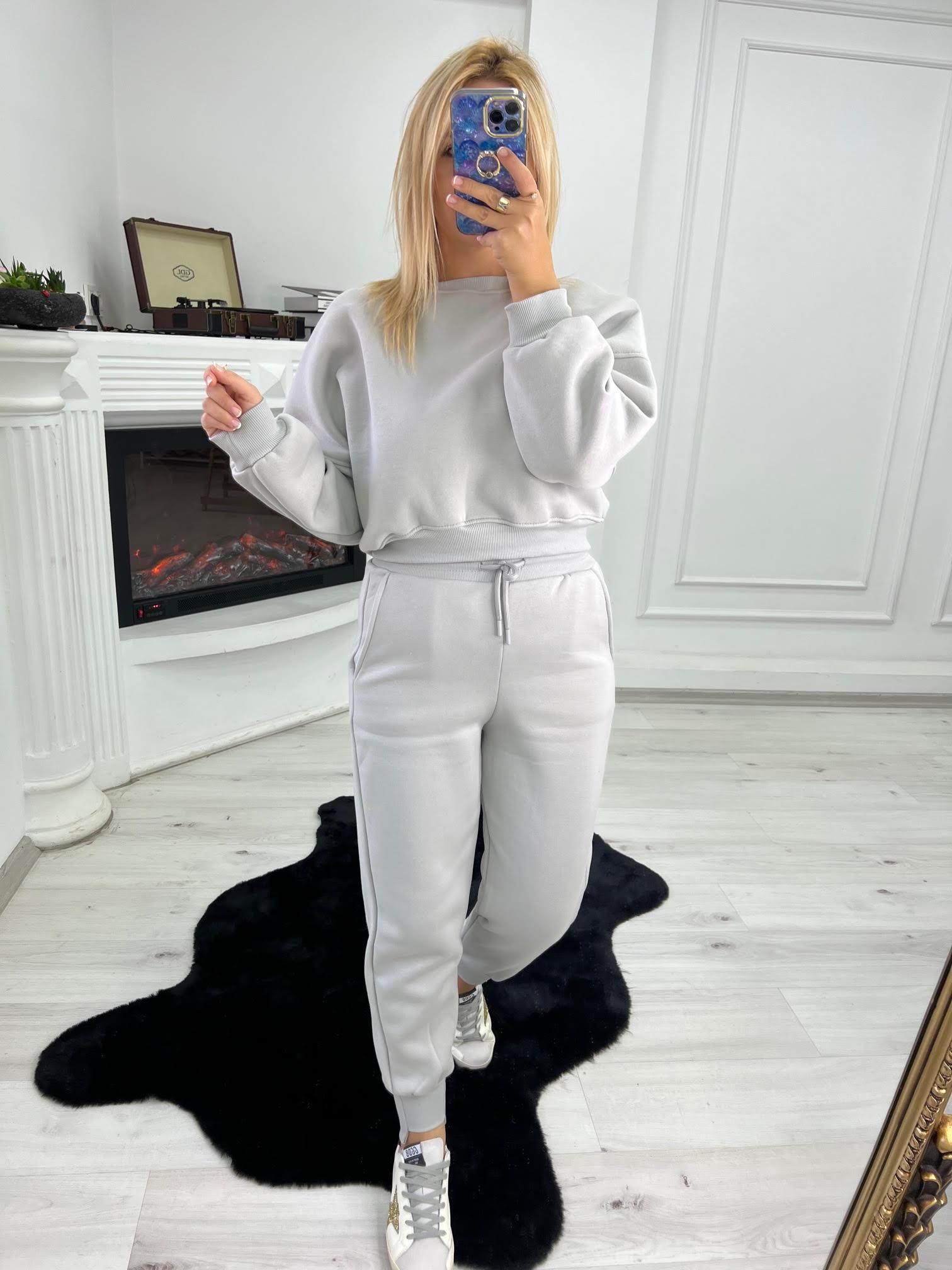 7014 U Paça 3 İplik Pantolon GRİ