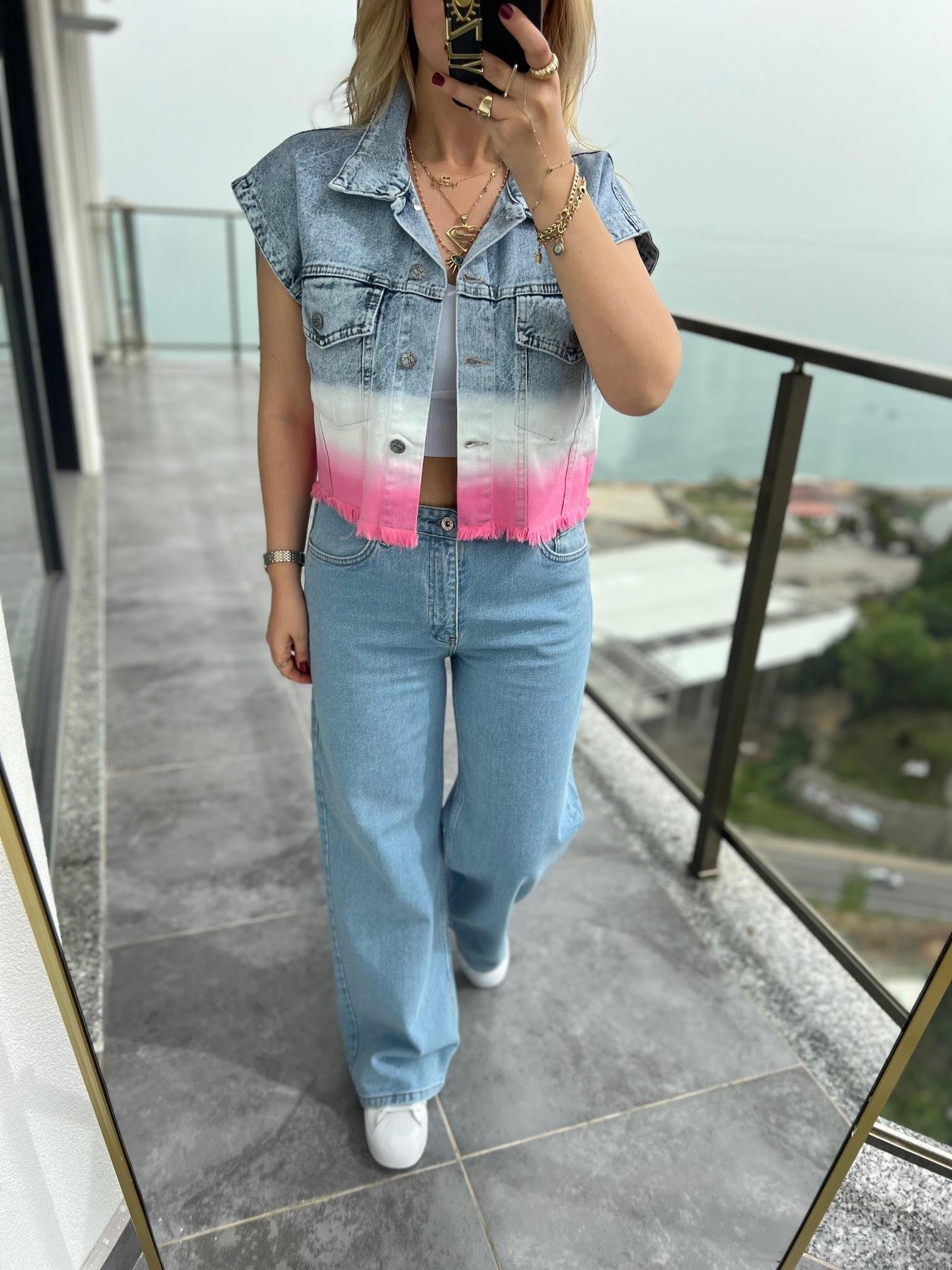 707 Full Lenght Jean BUZ MAVİSİ