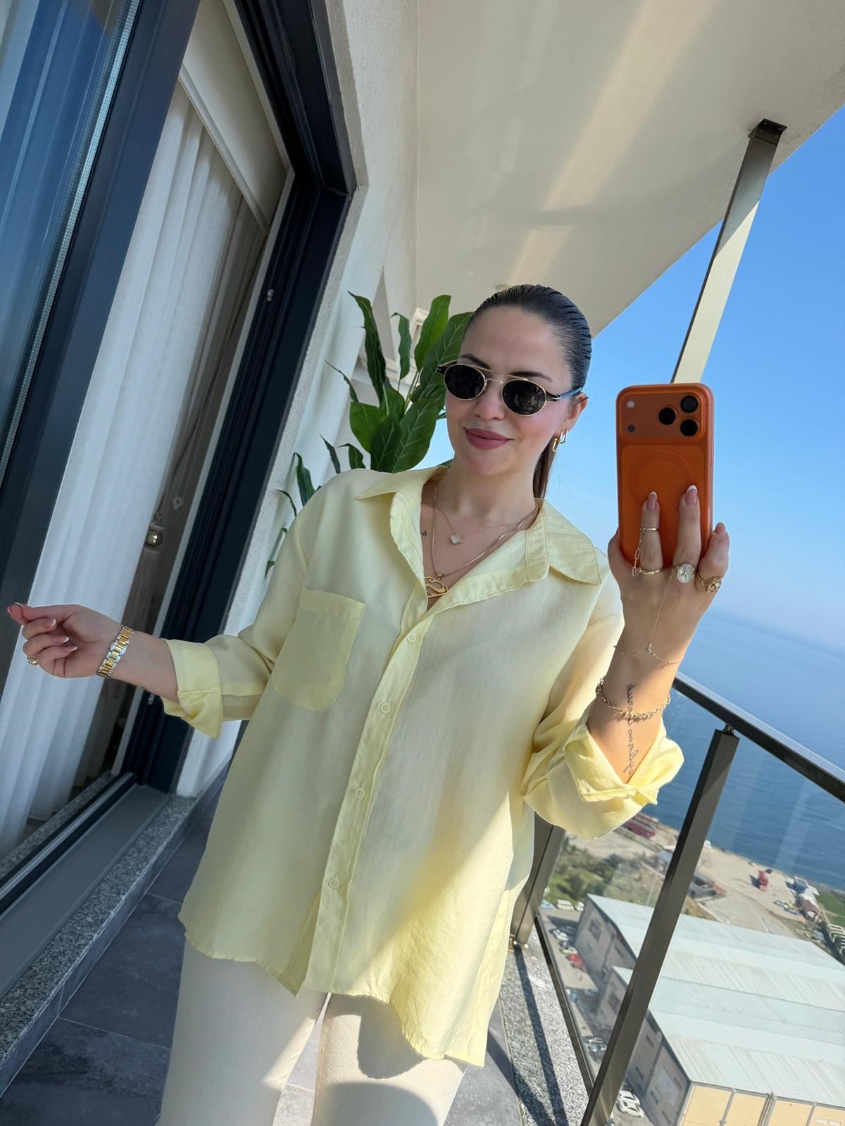 7205 Gömlek SARI