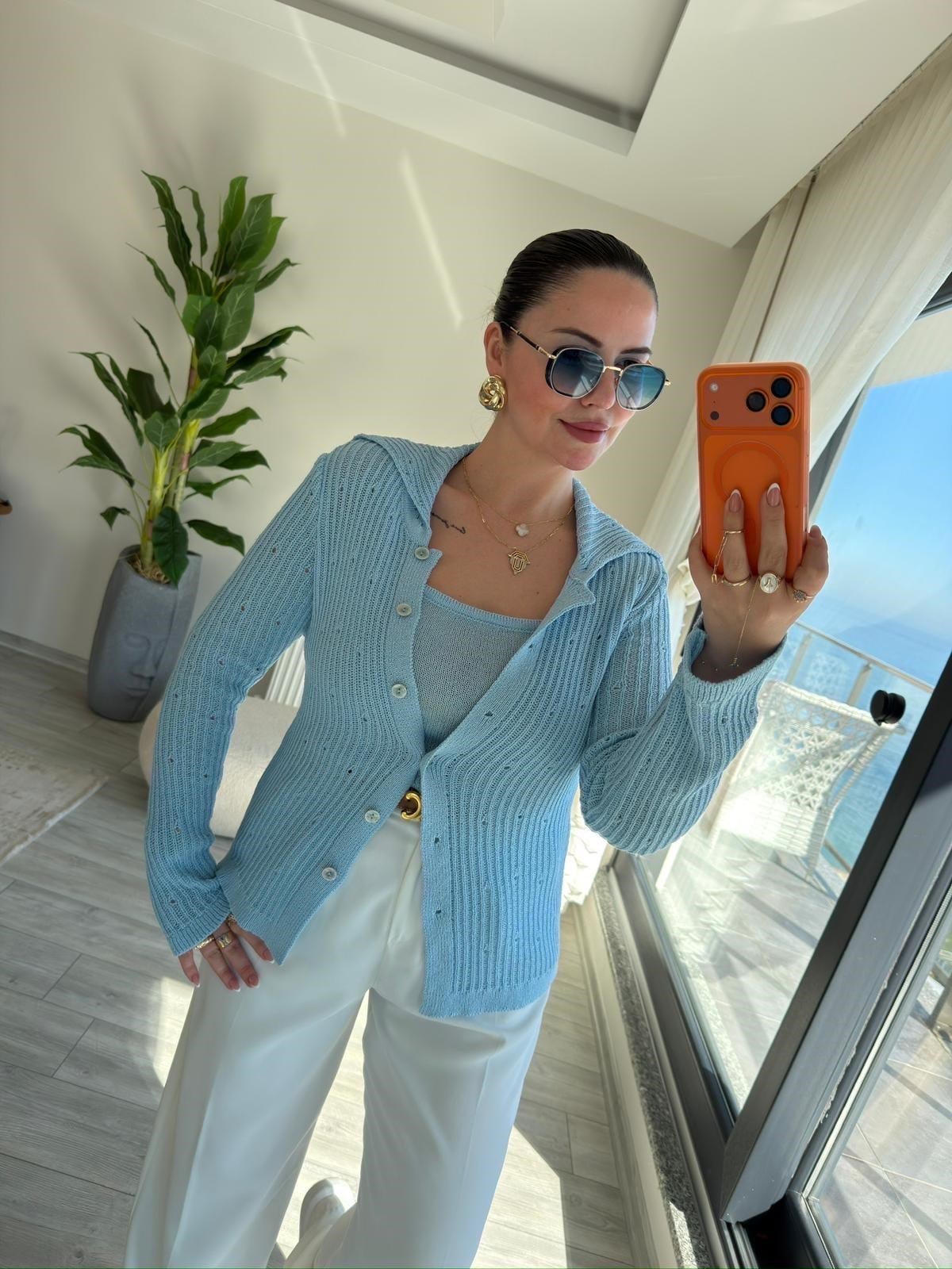 7813 Atletli İkili Takım BEBE MAVİ