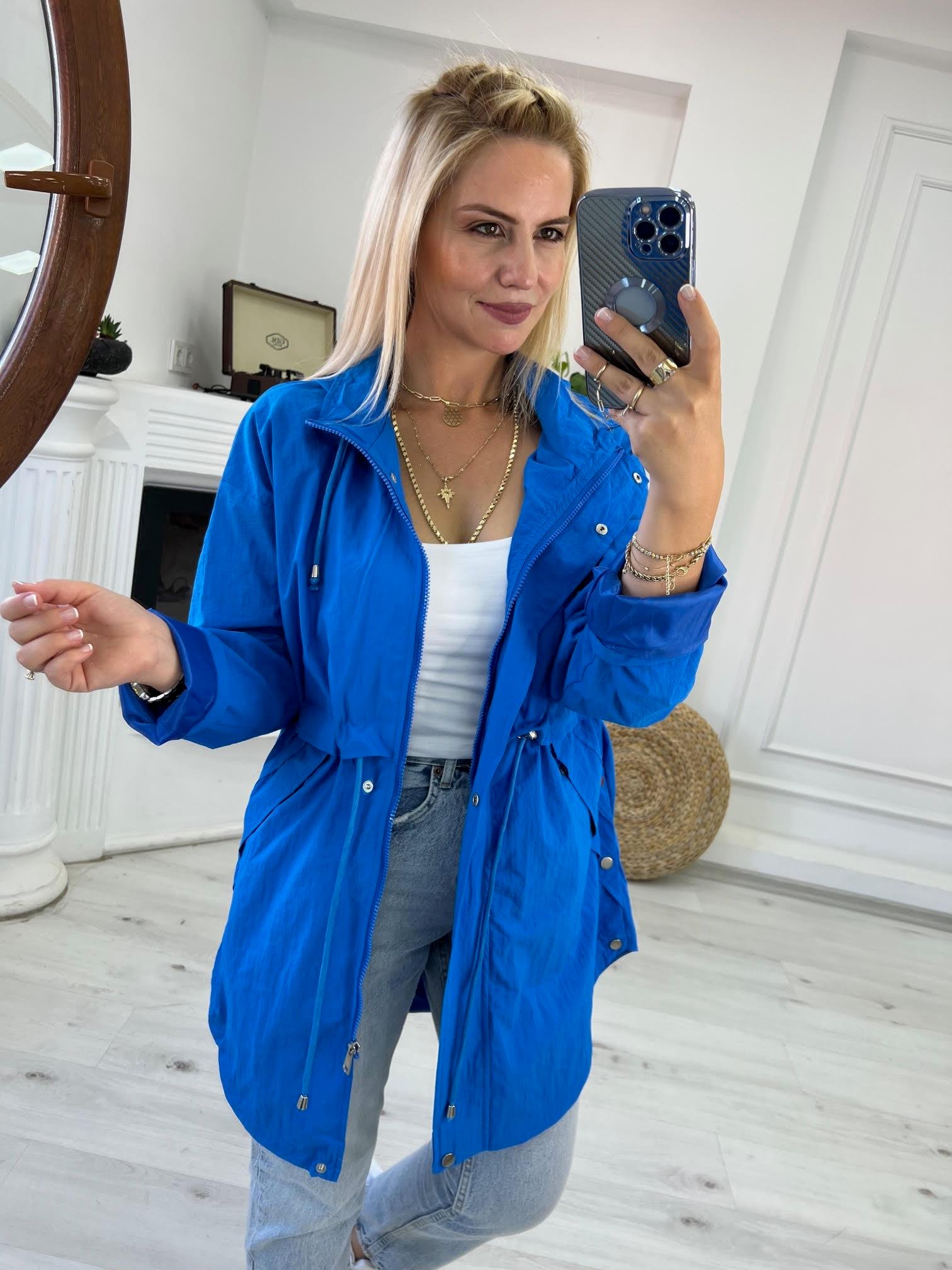 87067 Robin Trençkot MAVİ