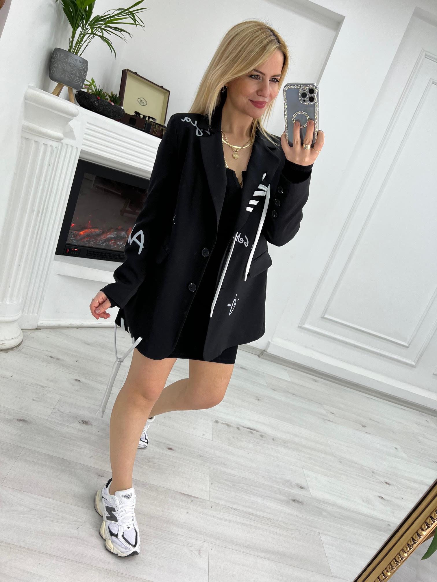88414 Robin Ceket SİYAH