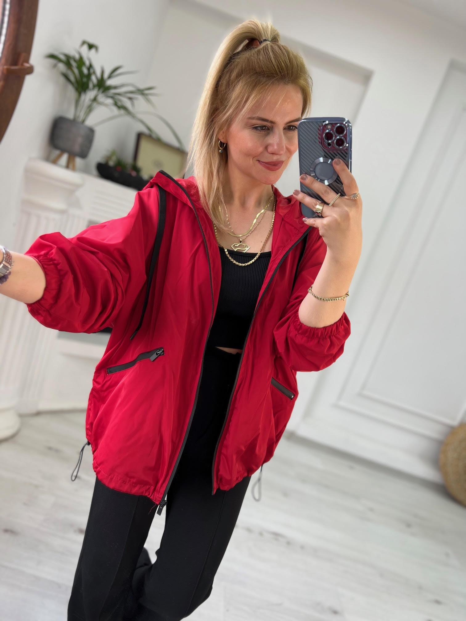 89588 Yağmurluk KIRMIZI