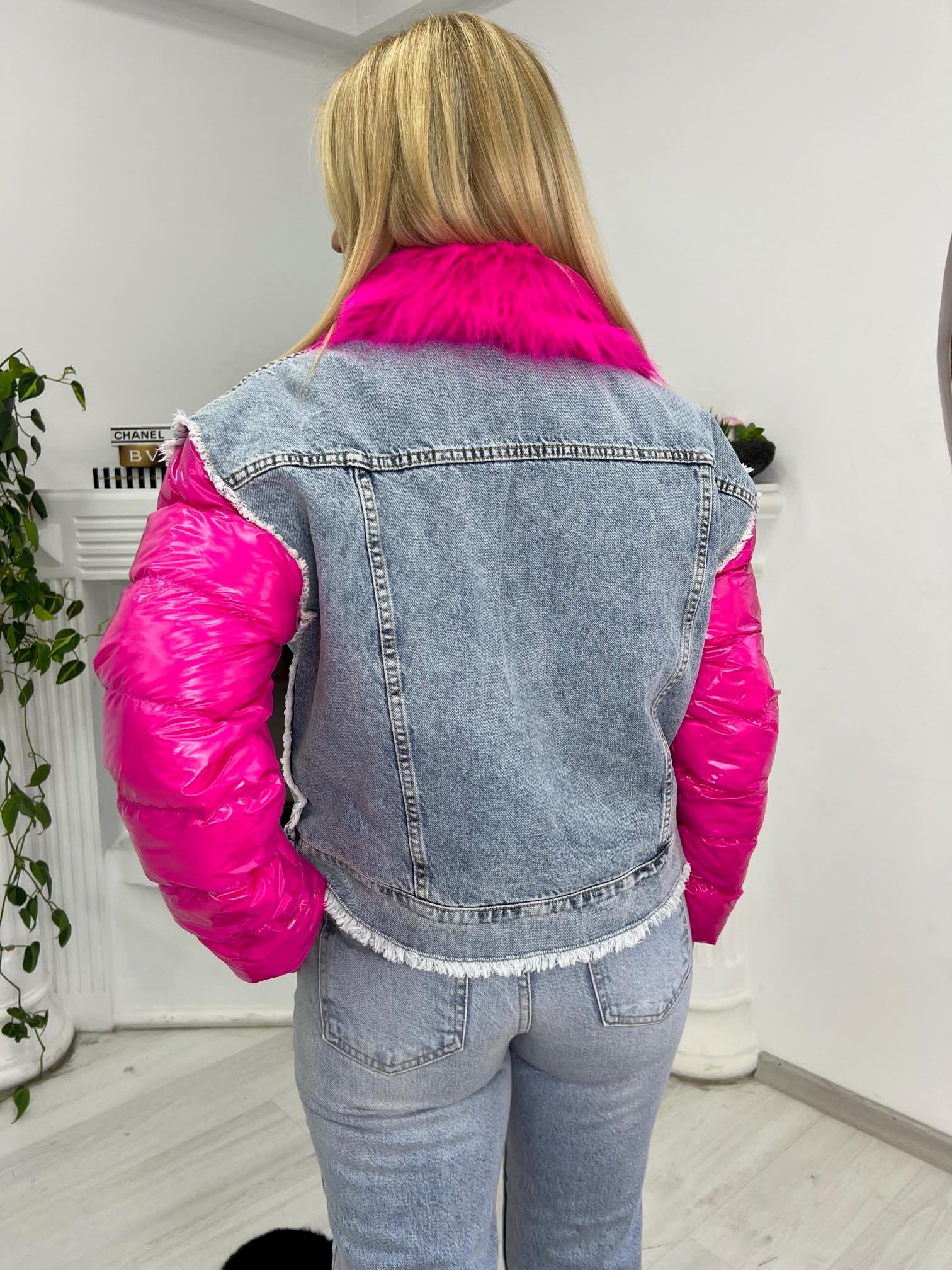 89849 Peluşlu Jean Mont FUŞYA