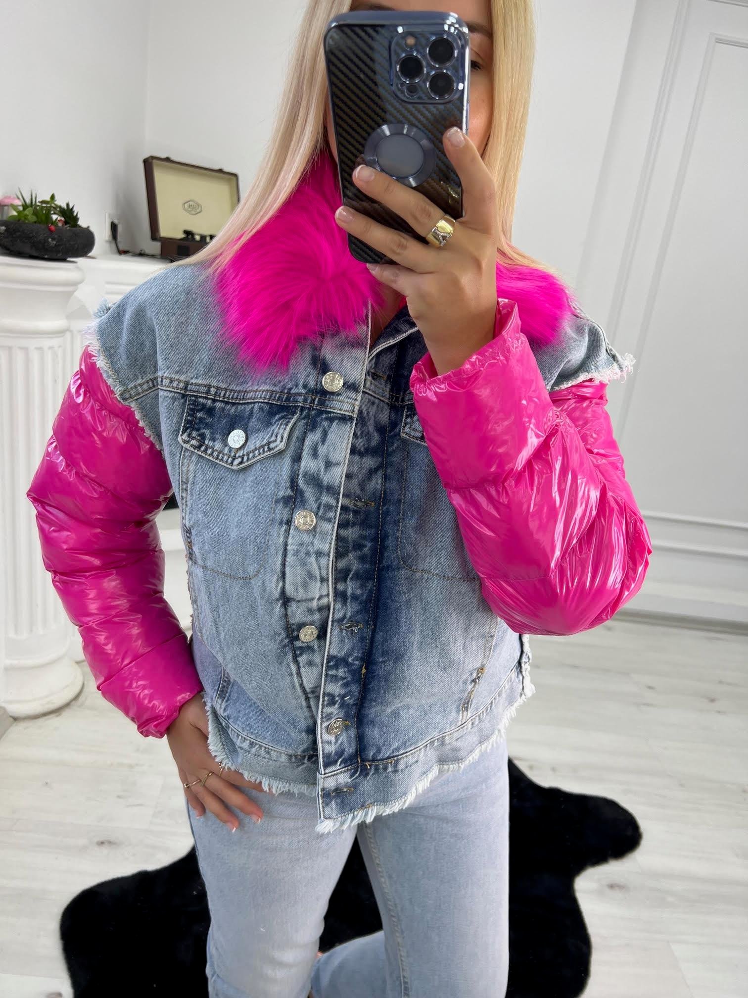 89849 Peluşlu Jean Mont FUŞYA
