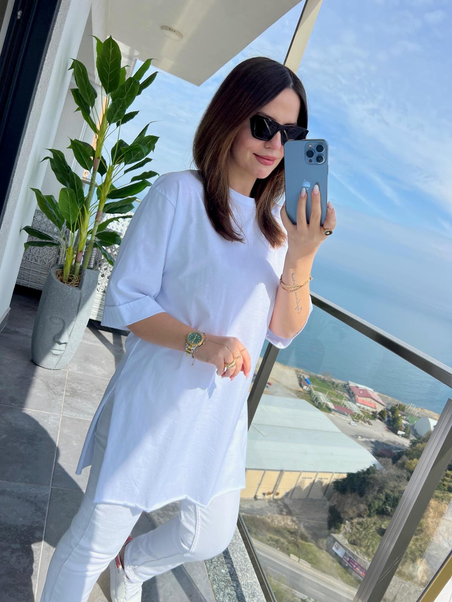 9024 Süprem Penye Tshirt BEYAZ