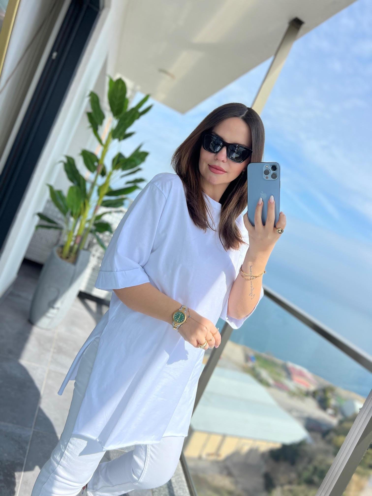 9024 Süprem Penye Tshirt BEYAZ