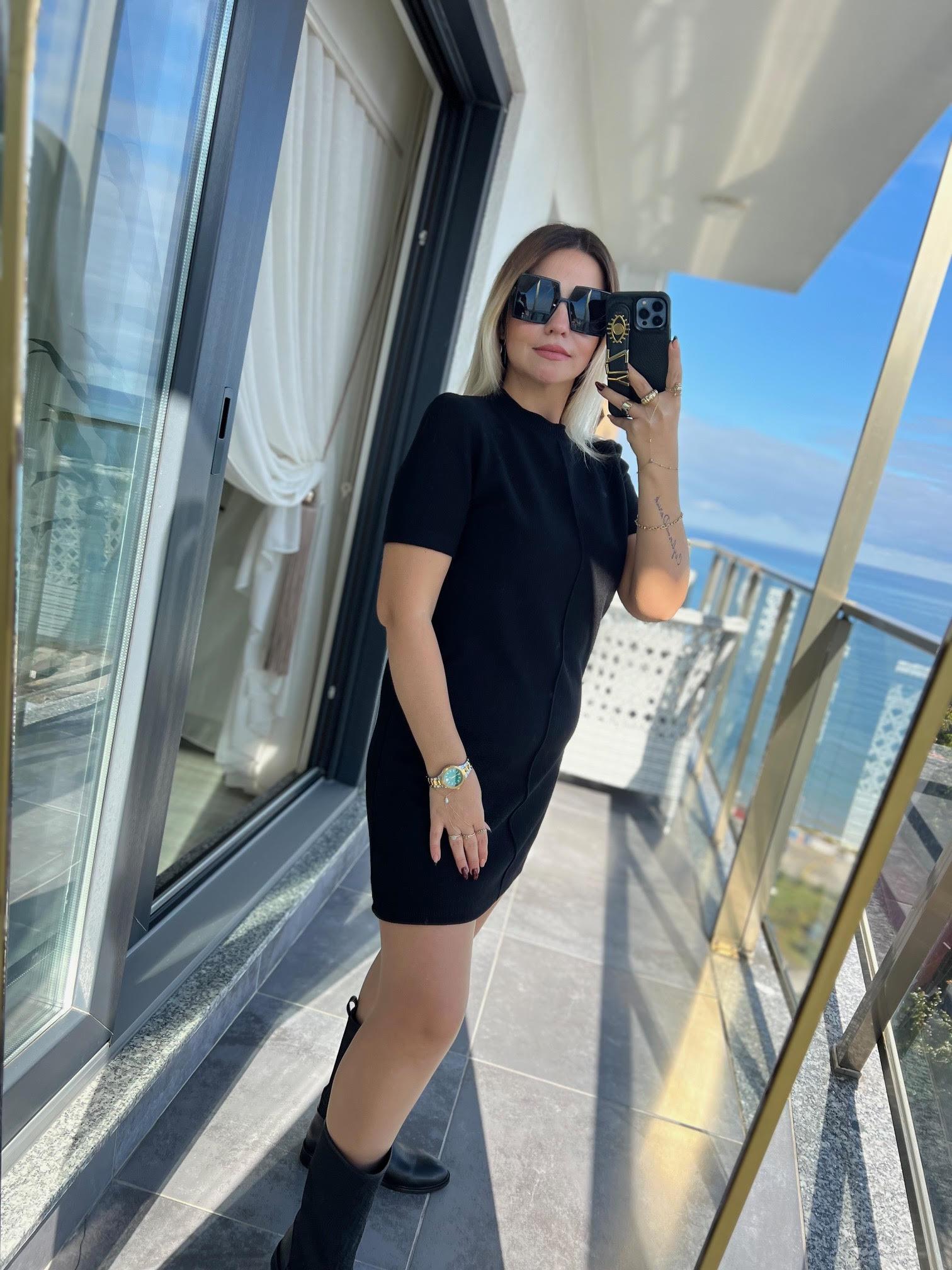 90810 Elbise SİYAH
