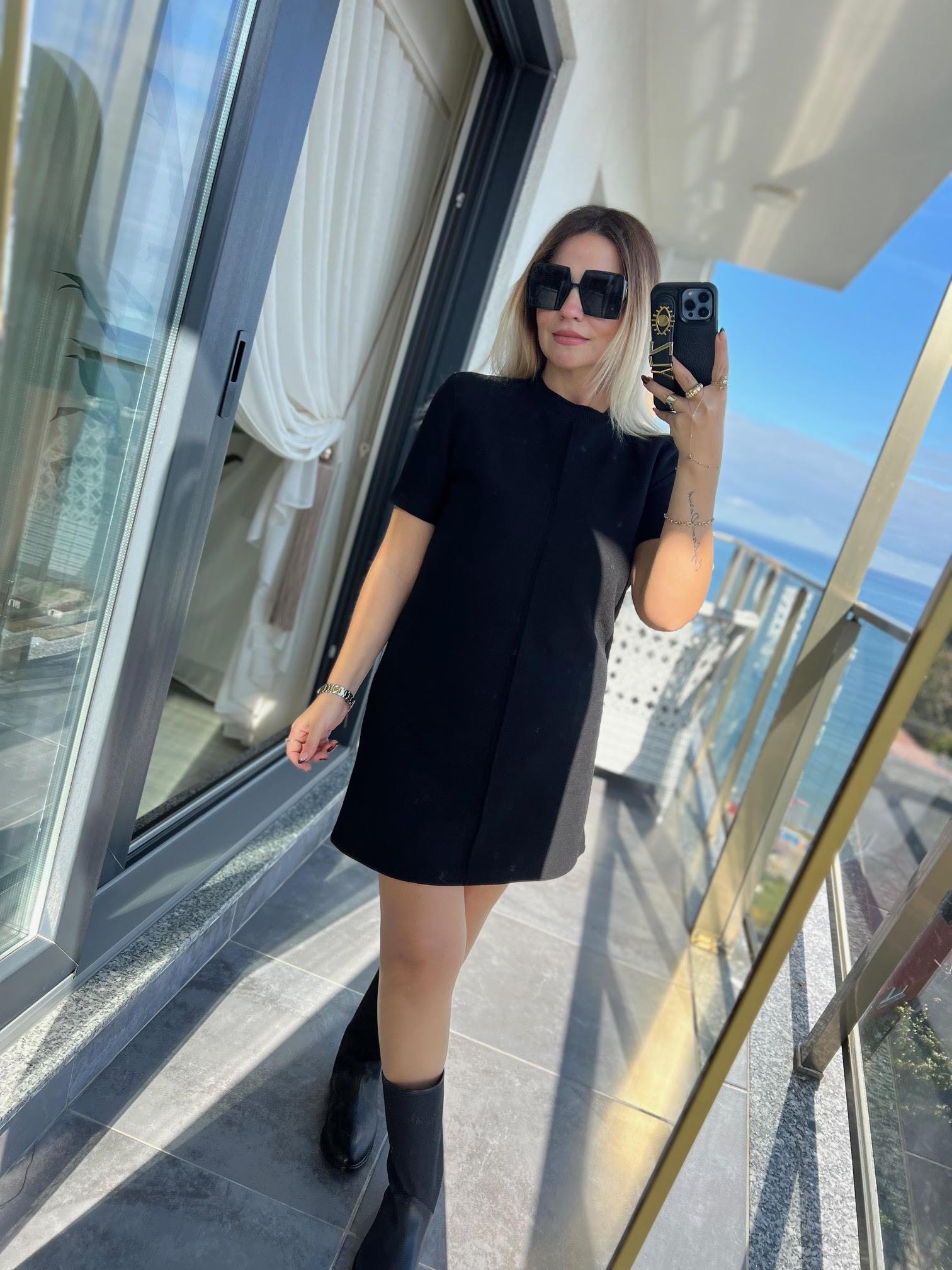 90810 Elbise SİYAH