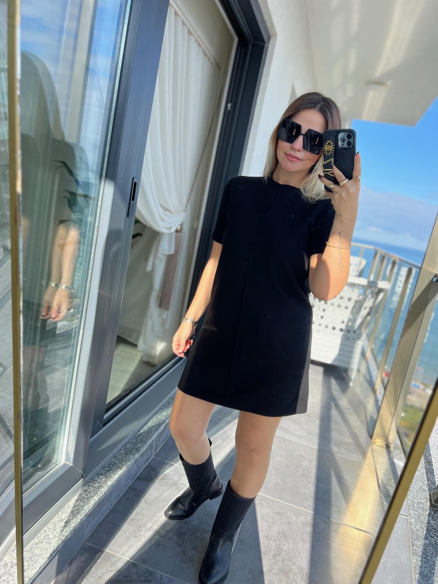 90810 Elbise SİYAH