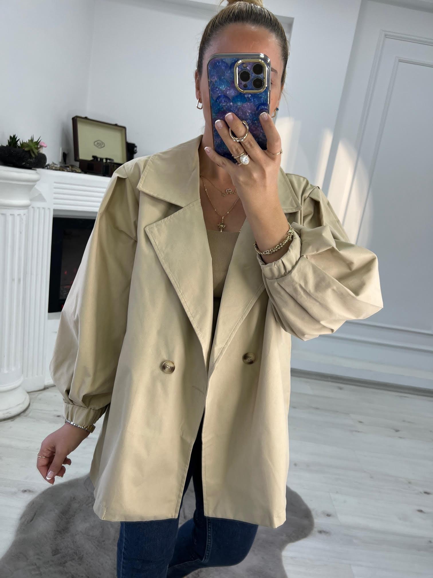9279 Owersize Ceket CAMEL