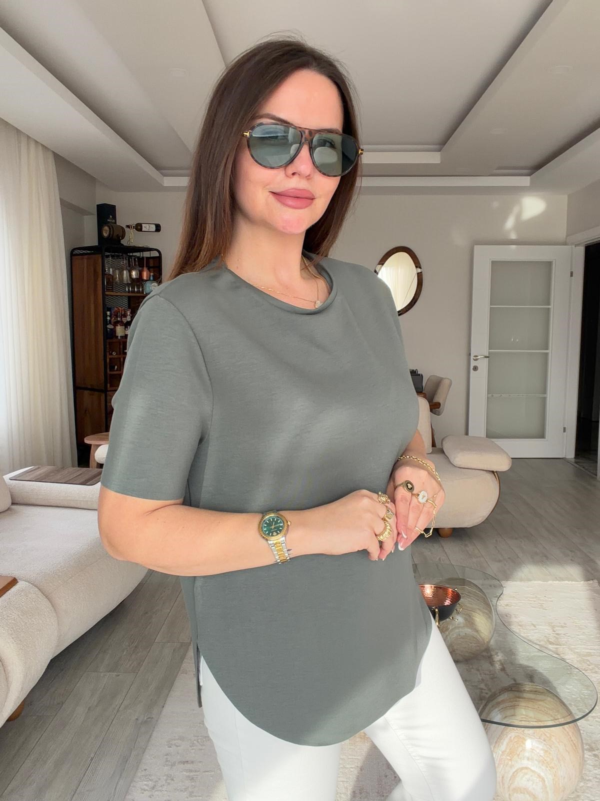 934 Tshirt HAKİ YEŞİL