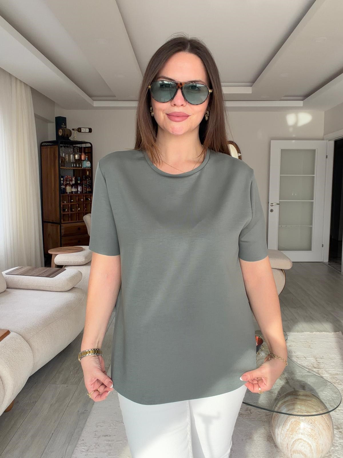 934 Tshirt HAKİ YEŞİL