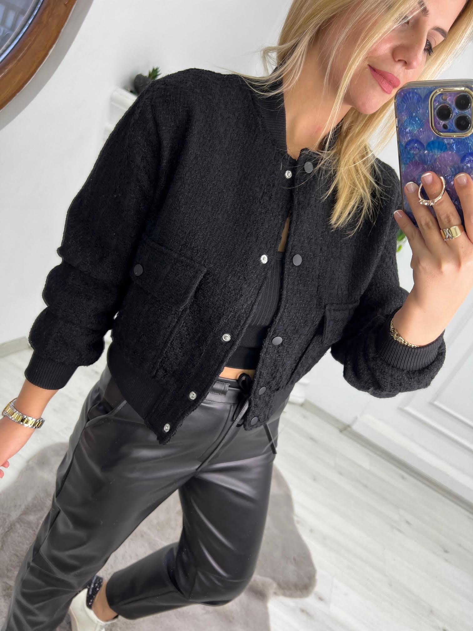 9346 Chanel Ceket SİYAH
