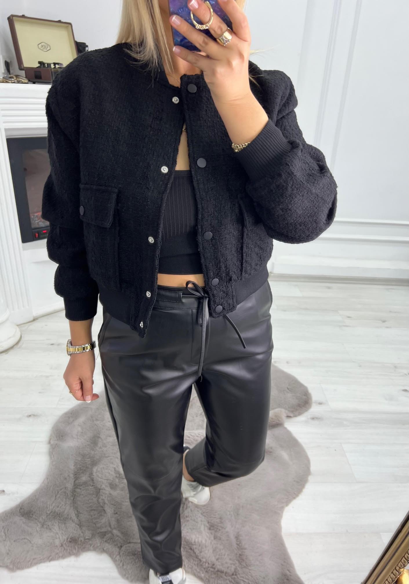 9346 Chanel Ceket SİYAH