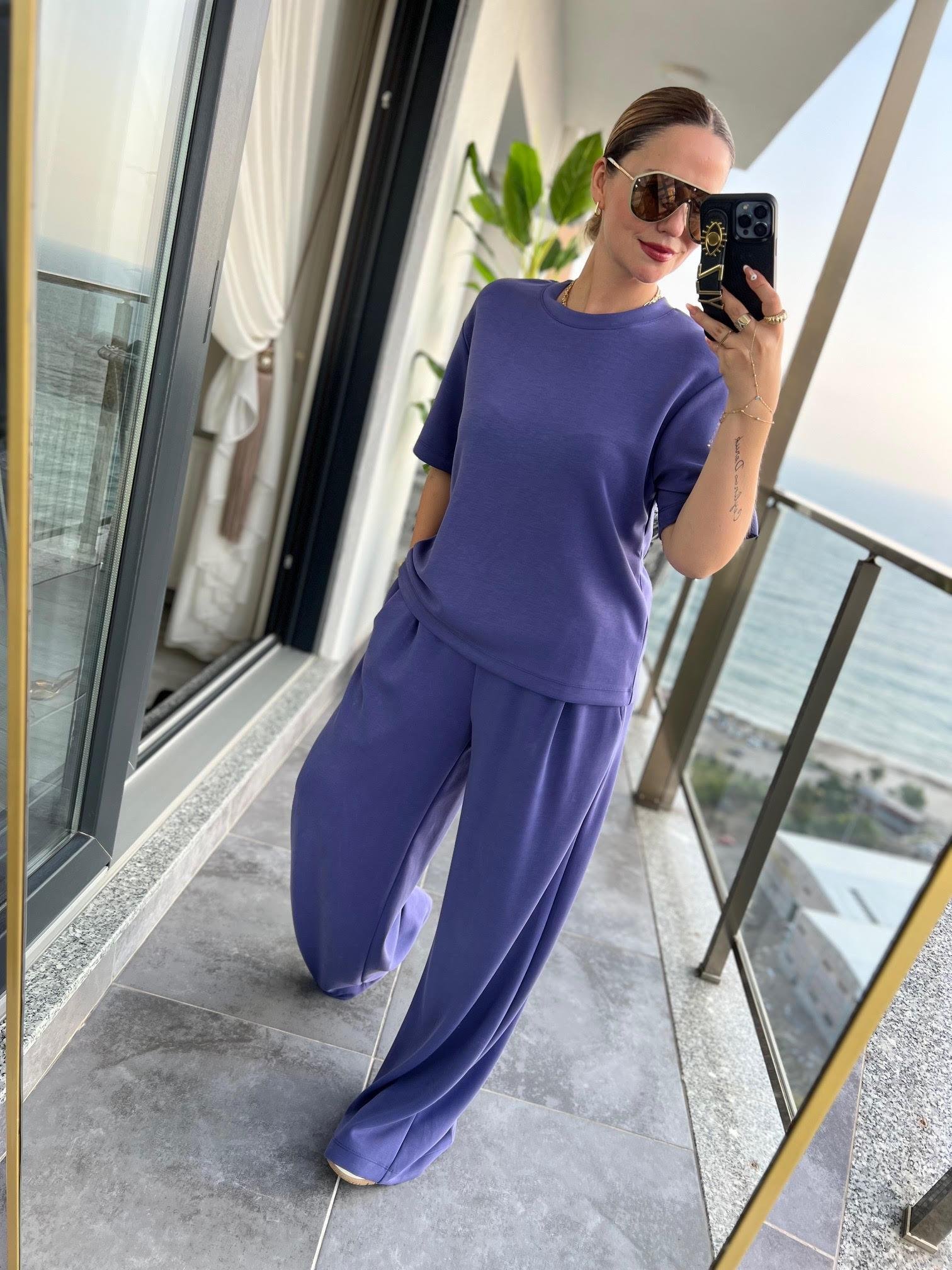 98649 Tshirt Pantolon Takım MOR